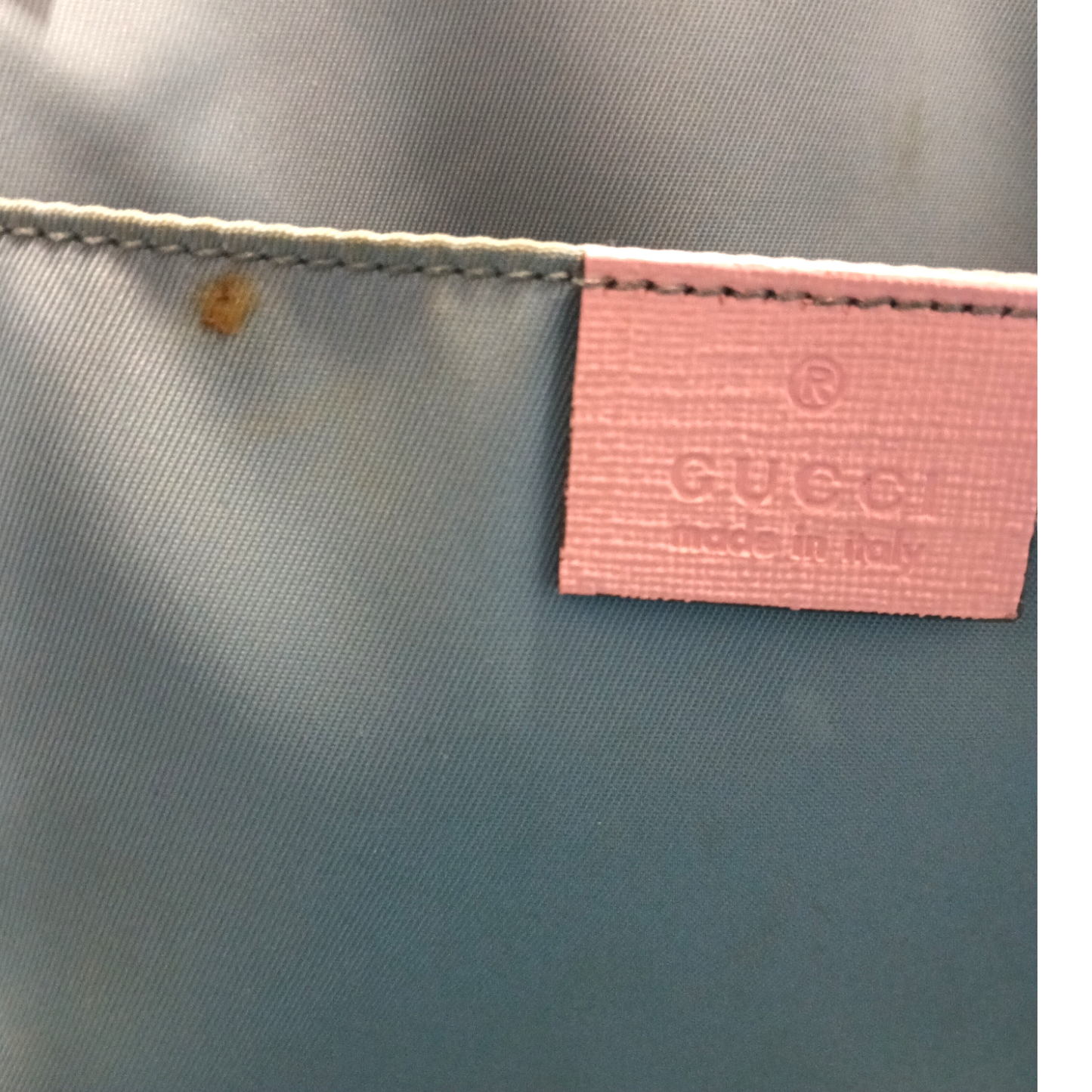 GUCCI Handbag Children's PVC 605614 Brown/Pink 52981 Rank B