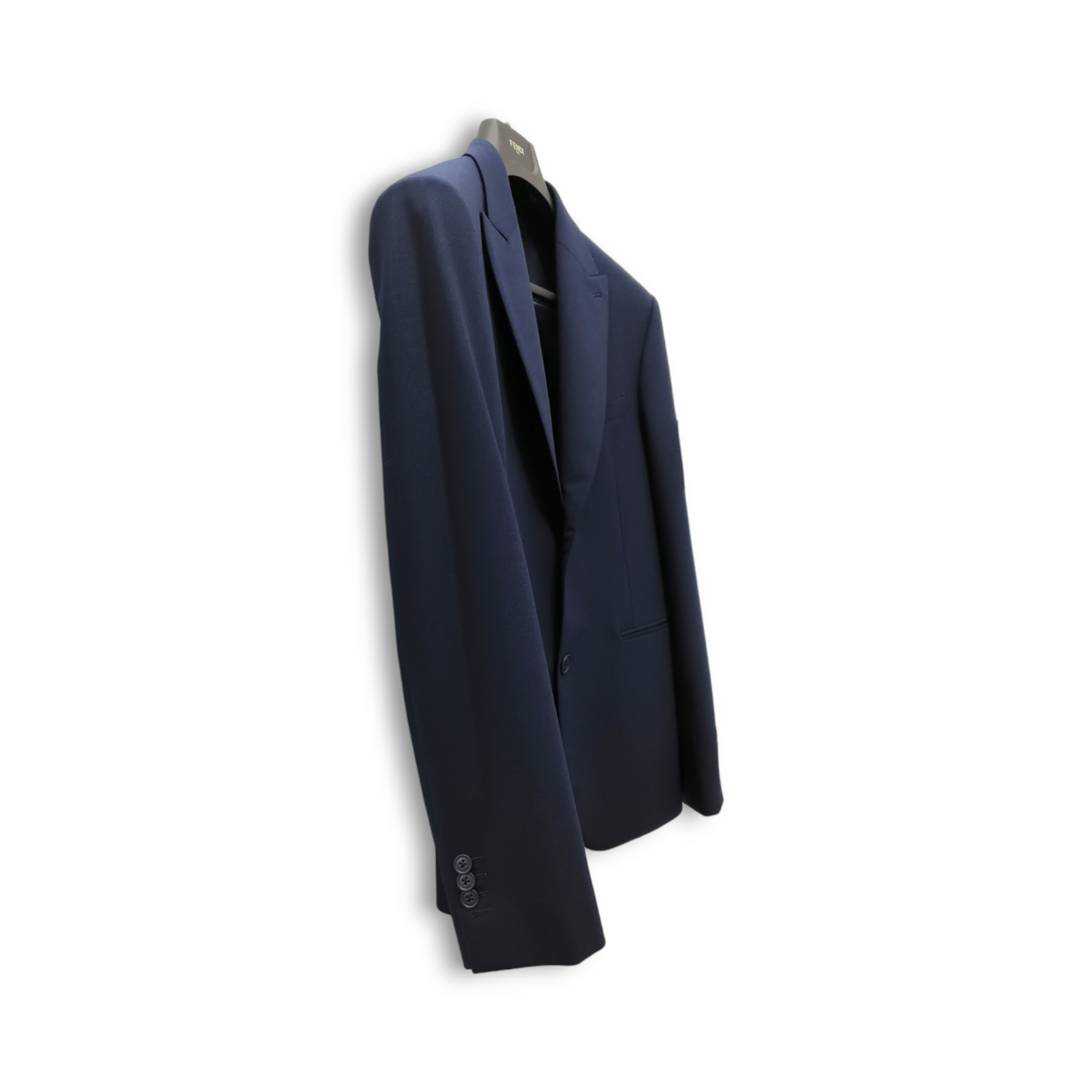 FENDI Suit Jacket SIZE48 Mens Navy FJ0721 AM86 Rank B