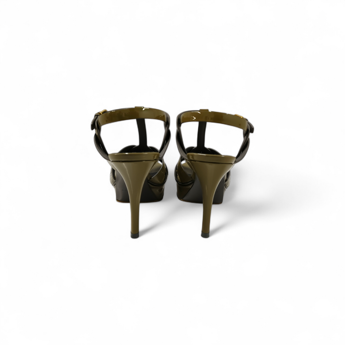 Saint Laurent Paris Shoes Size 36.5 Lady's Olive 315490 *Scratch* Rank B