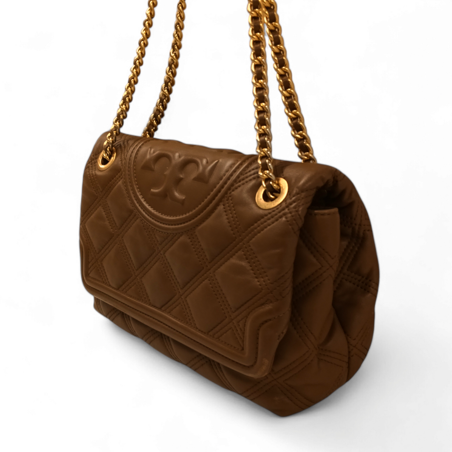 TORY BURCH Shoulder Bag 10005608 Brown *Damage* 60-20 Rank B