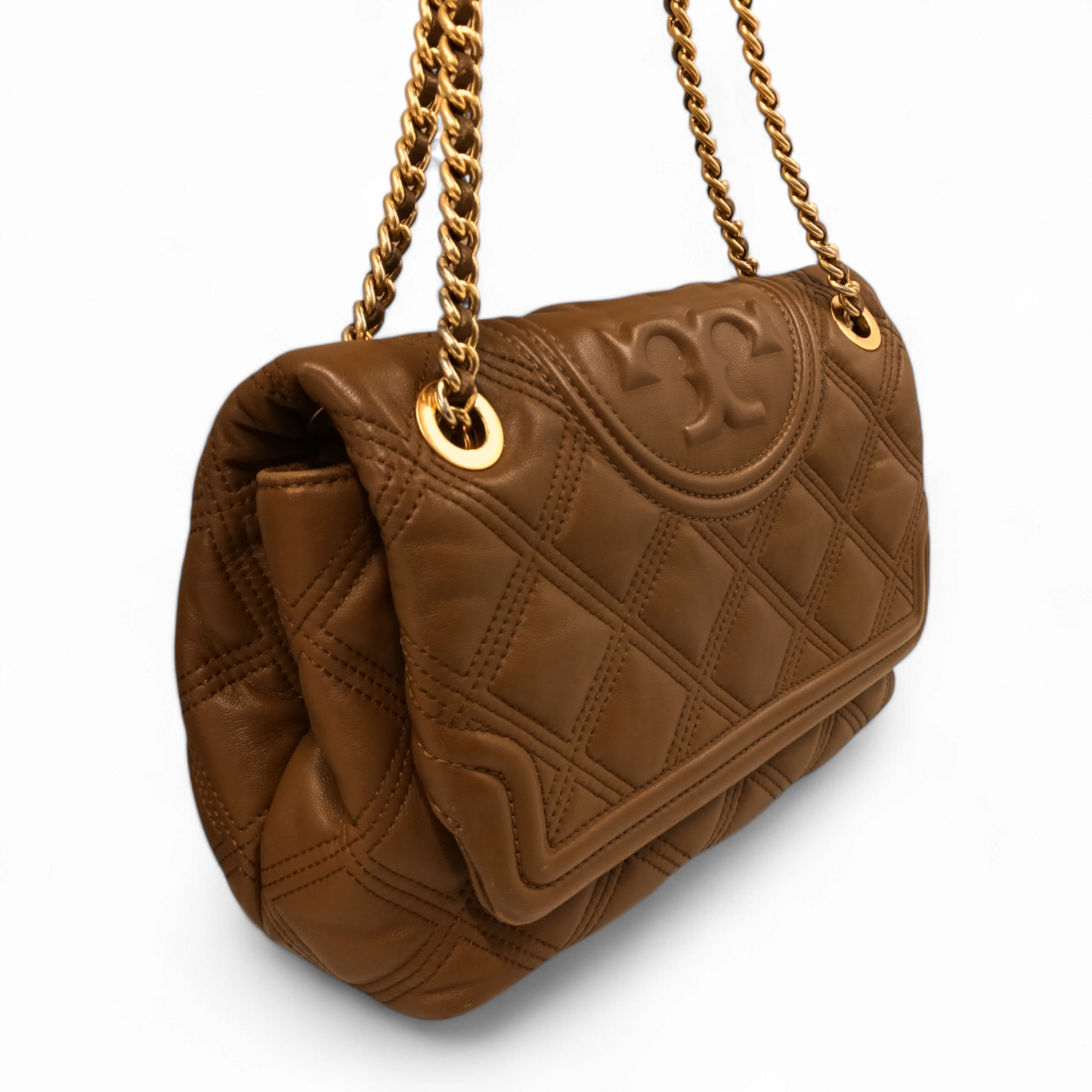 TORY BURCH Shoulder Bag 10005608 Brown *Damage* 60-20 Rank B