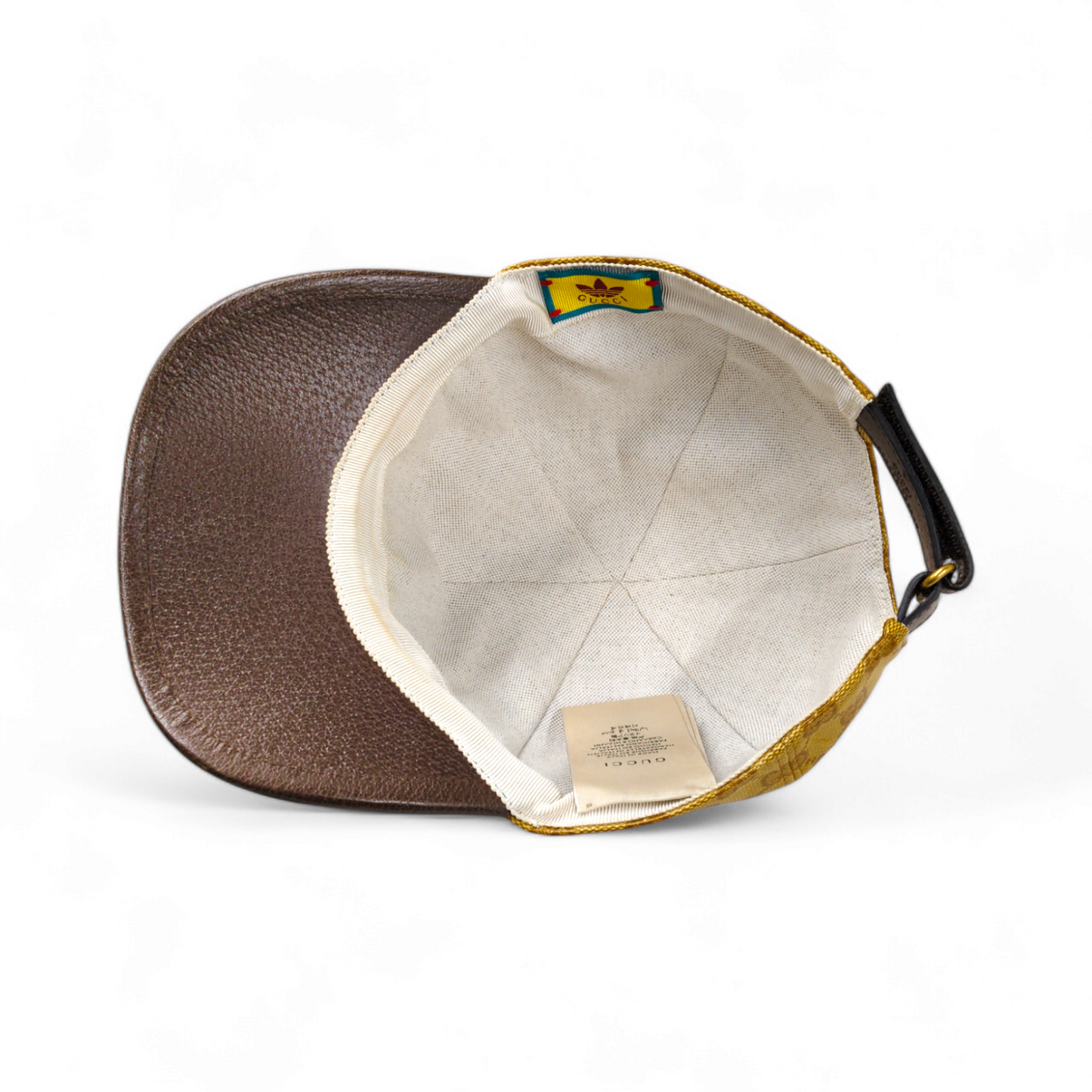 GUCCI Cap 696475 592998 X ADIDAS Brown Stain Rank B