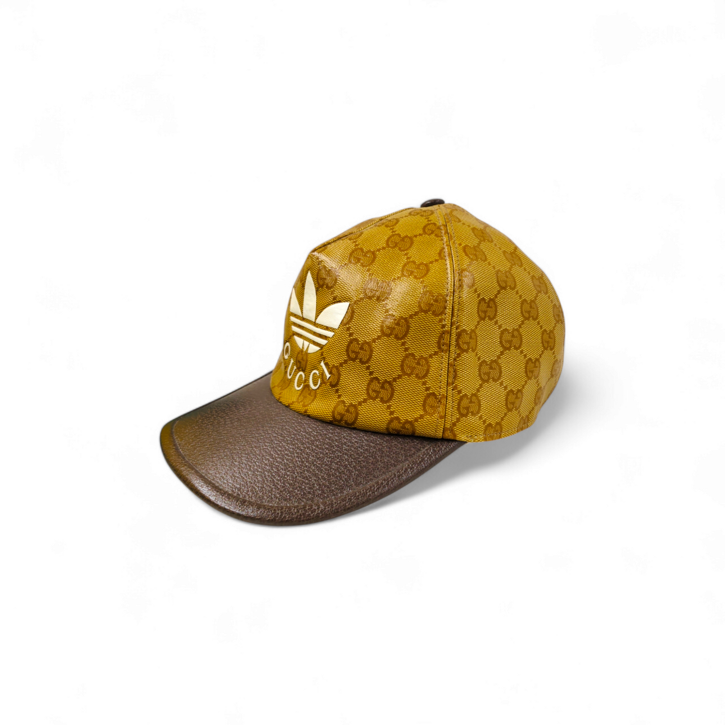 GUCCI Cap 696475 592998 X ADIDAS Brown Stain Rank B