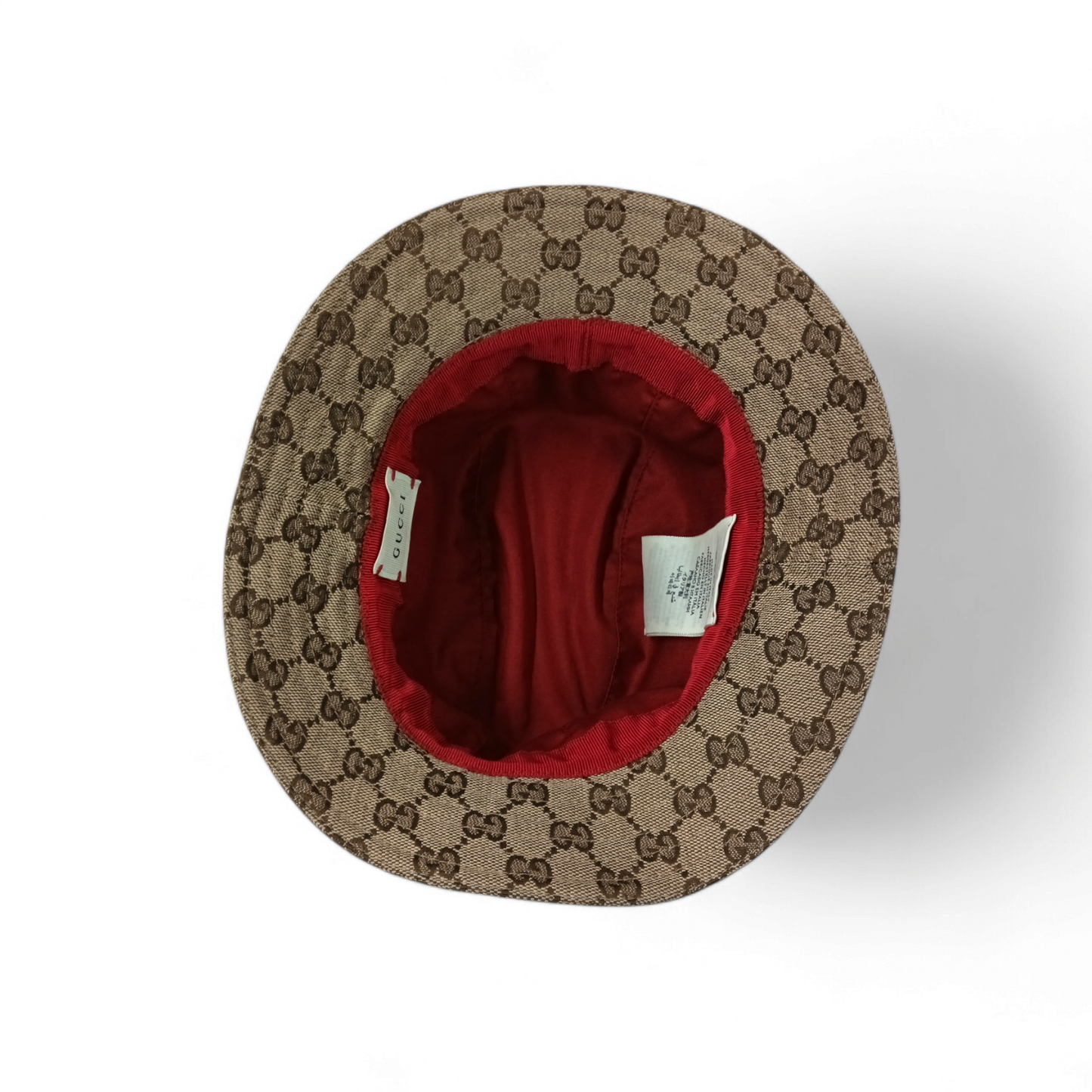 GUCCI Cap 411790 4HD09 Brown Kids 54 CM Rank B