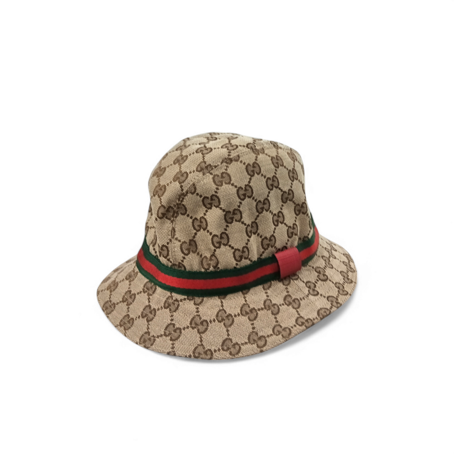 GUCCI Cap 411790 4HD09 Brown Kids 54 CM Rank B