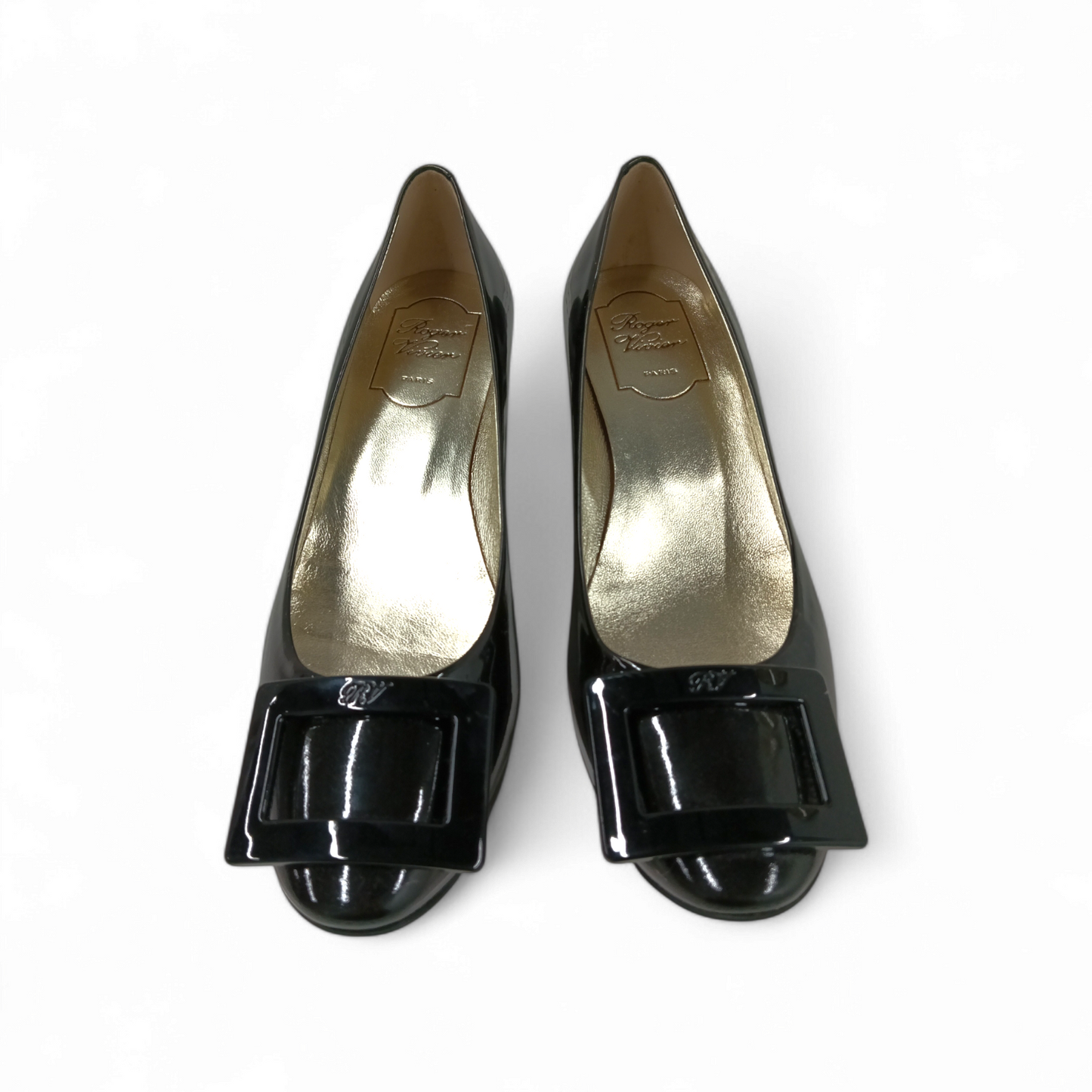 Roger Vivier Pumps Size 37 Lady's Black Rank AB