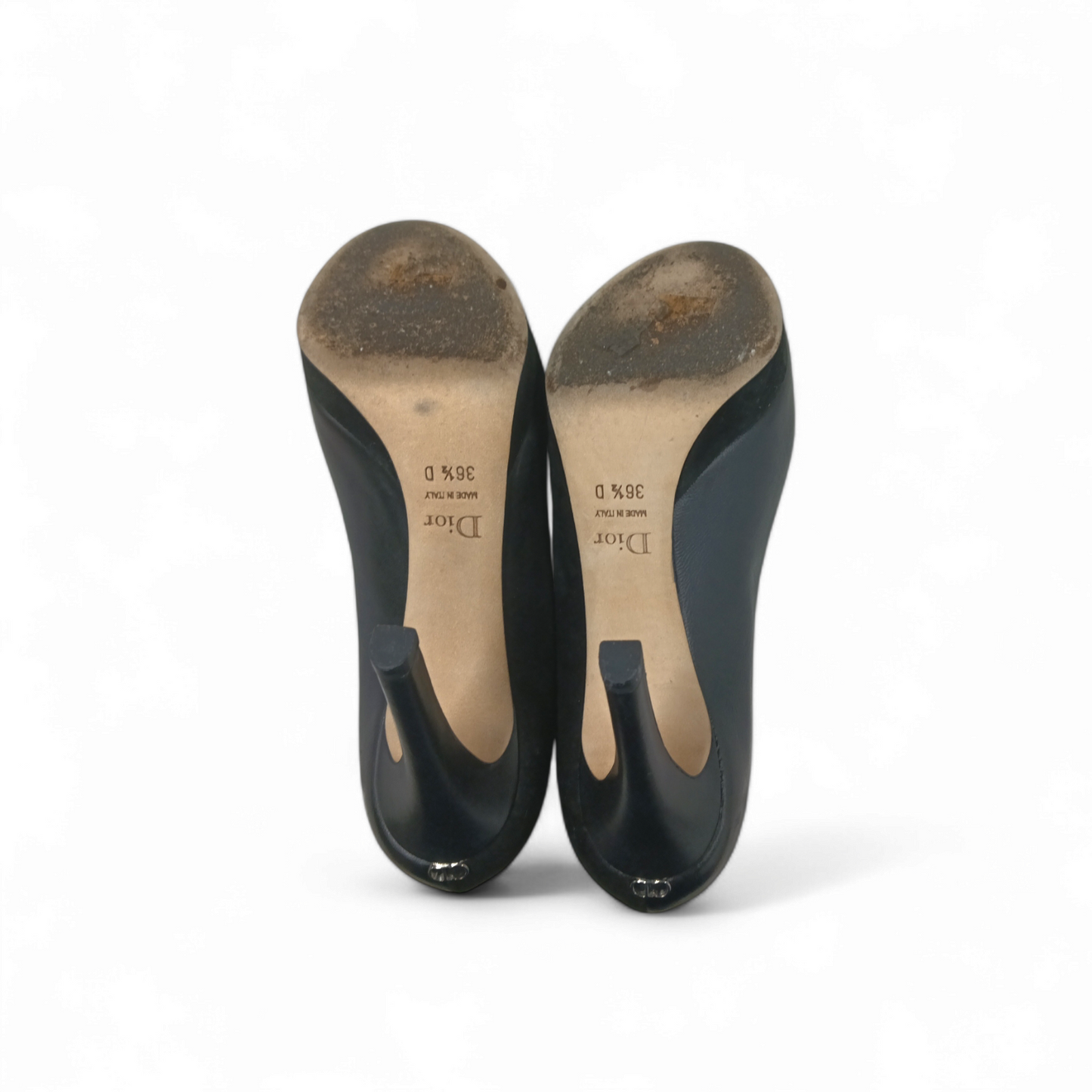 Christian Dior Pumps Size 36 1/2 Lady's Black 12 14 Rank B