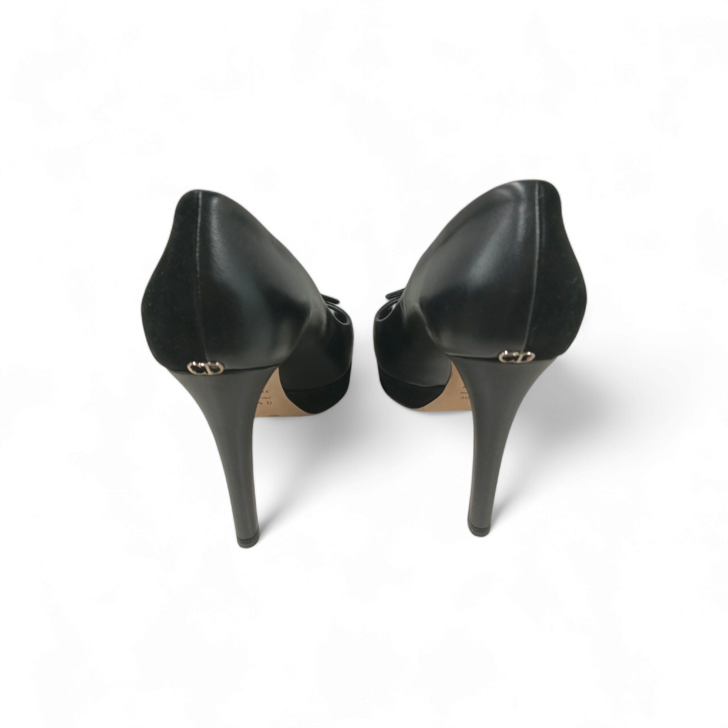Christian Dior Pumps Size 36 1/2 Lady's Black 12 14 Rank B