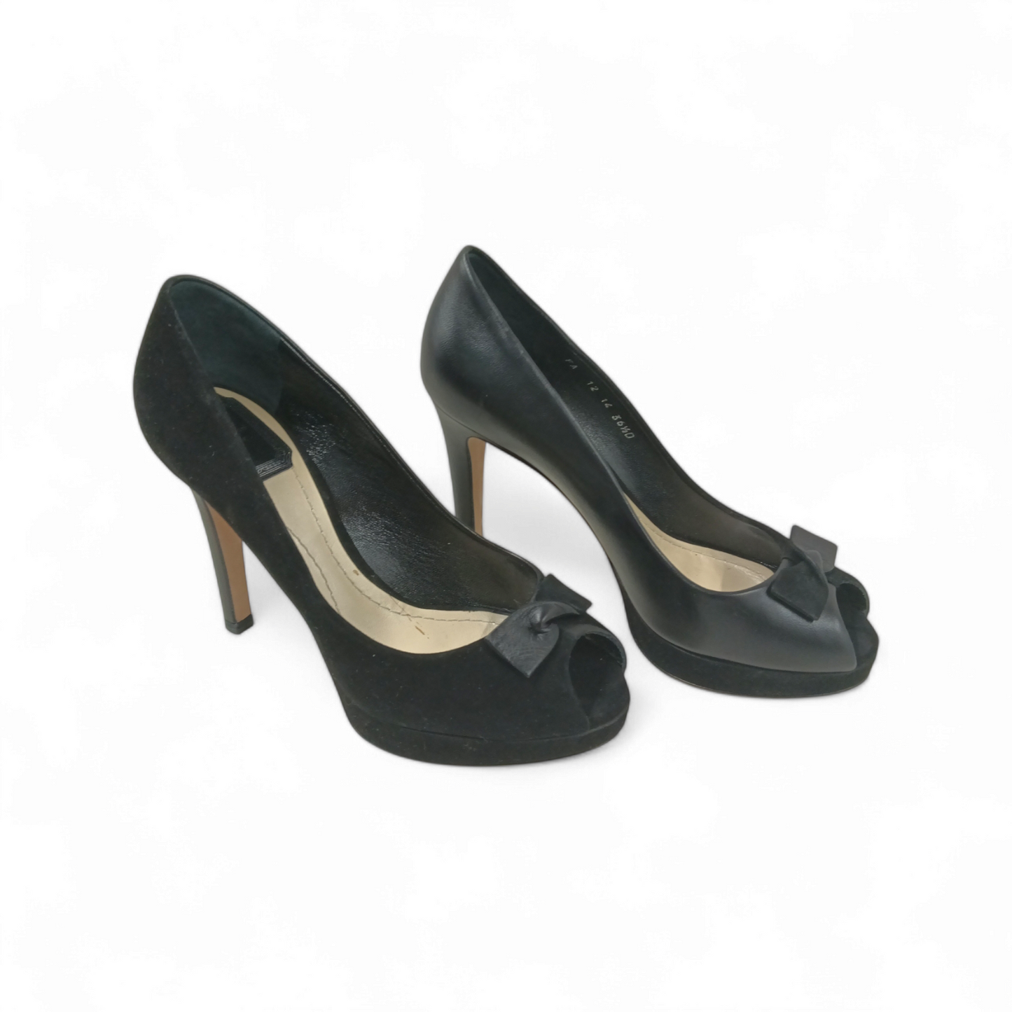 Christian Dior Pumps Size 36 1/2 Lady's Black 12 14 Rank B