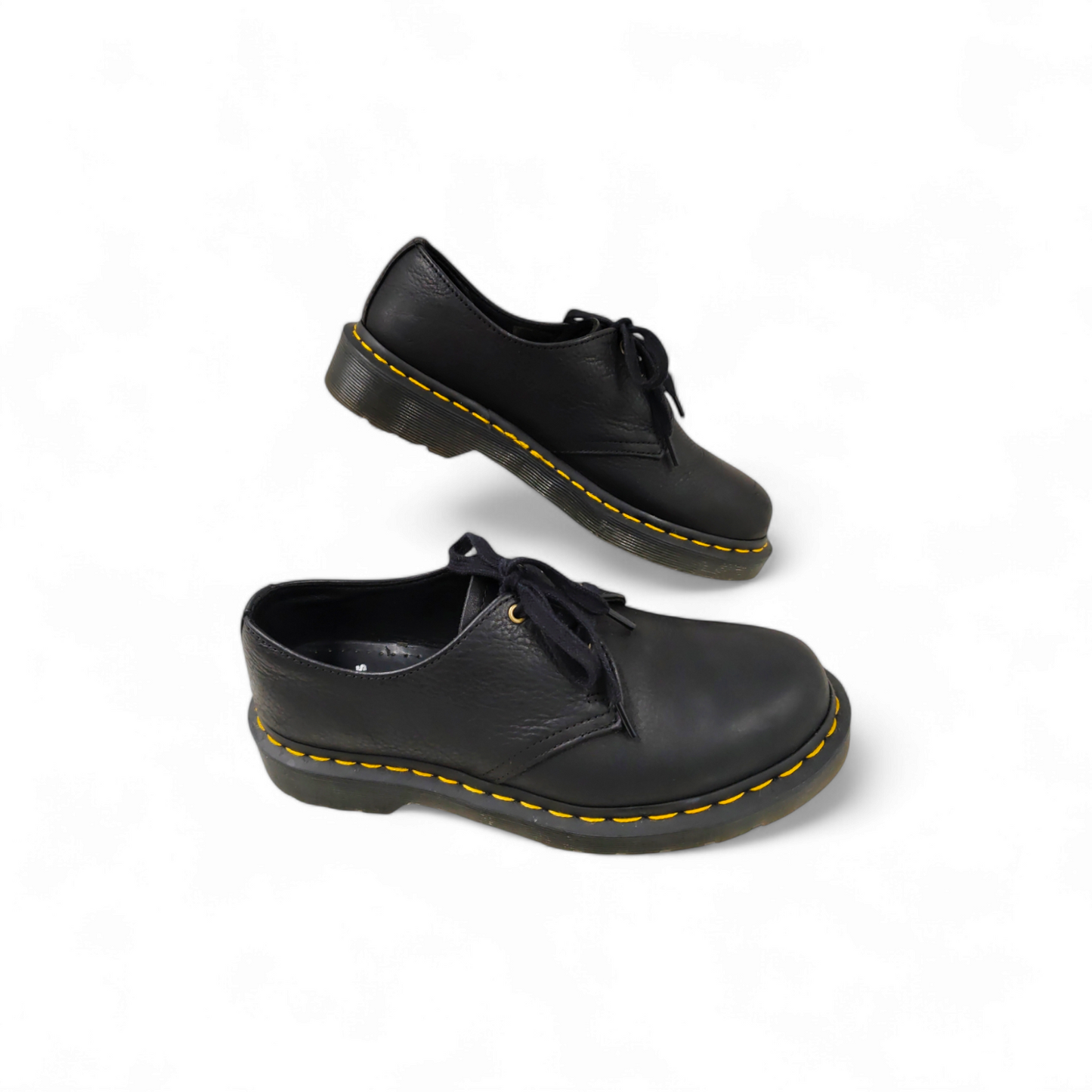 Dr.Martens Leather Shoes Size 38 Mens Black XJS08U Rank B