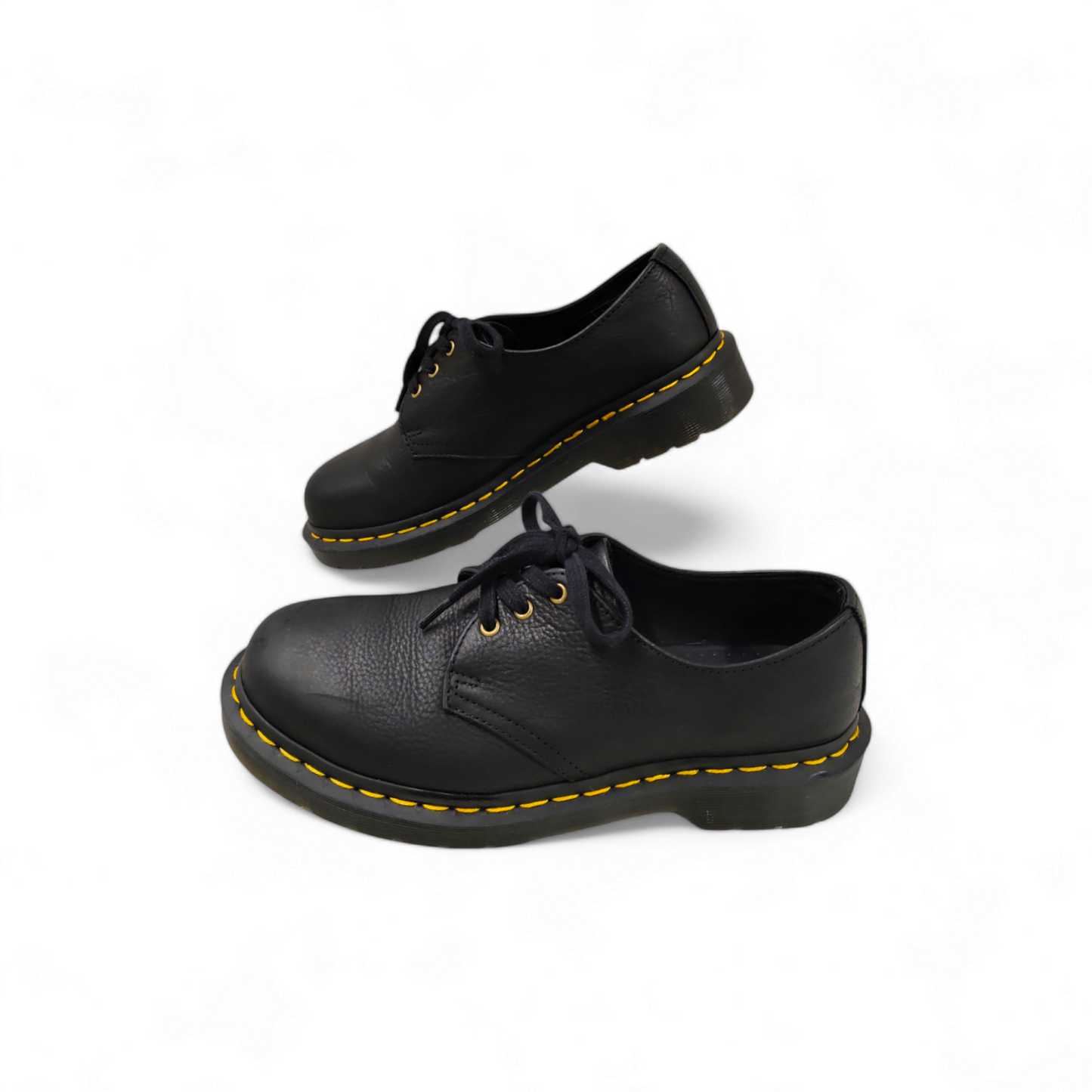 Dr.Martens Leather Shoes Size 38 Mens Black XJS08U Rank B