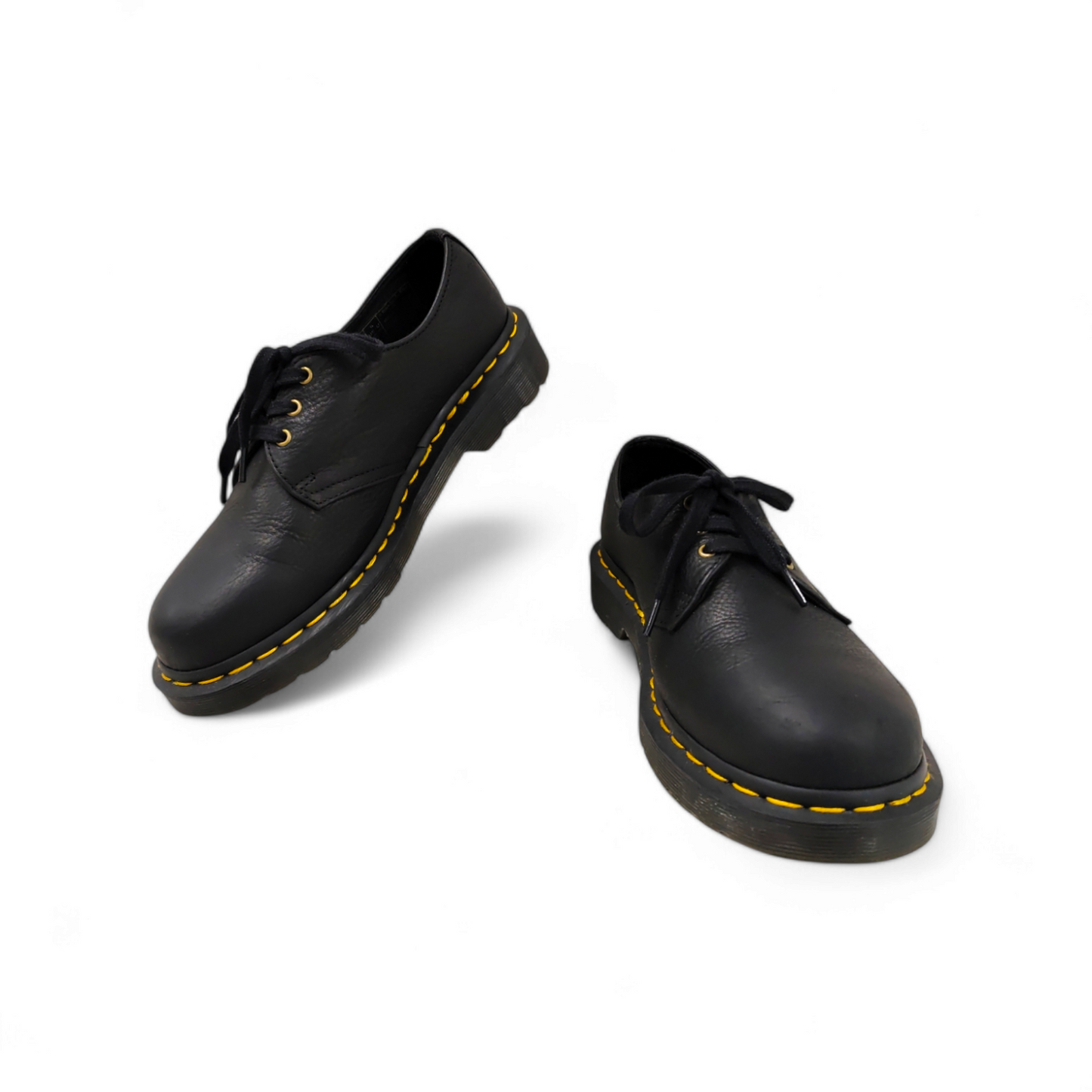 Dr.Martens Leather Shoes Size 38 Mens Black XJS08U Rank B