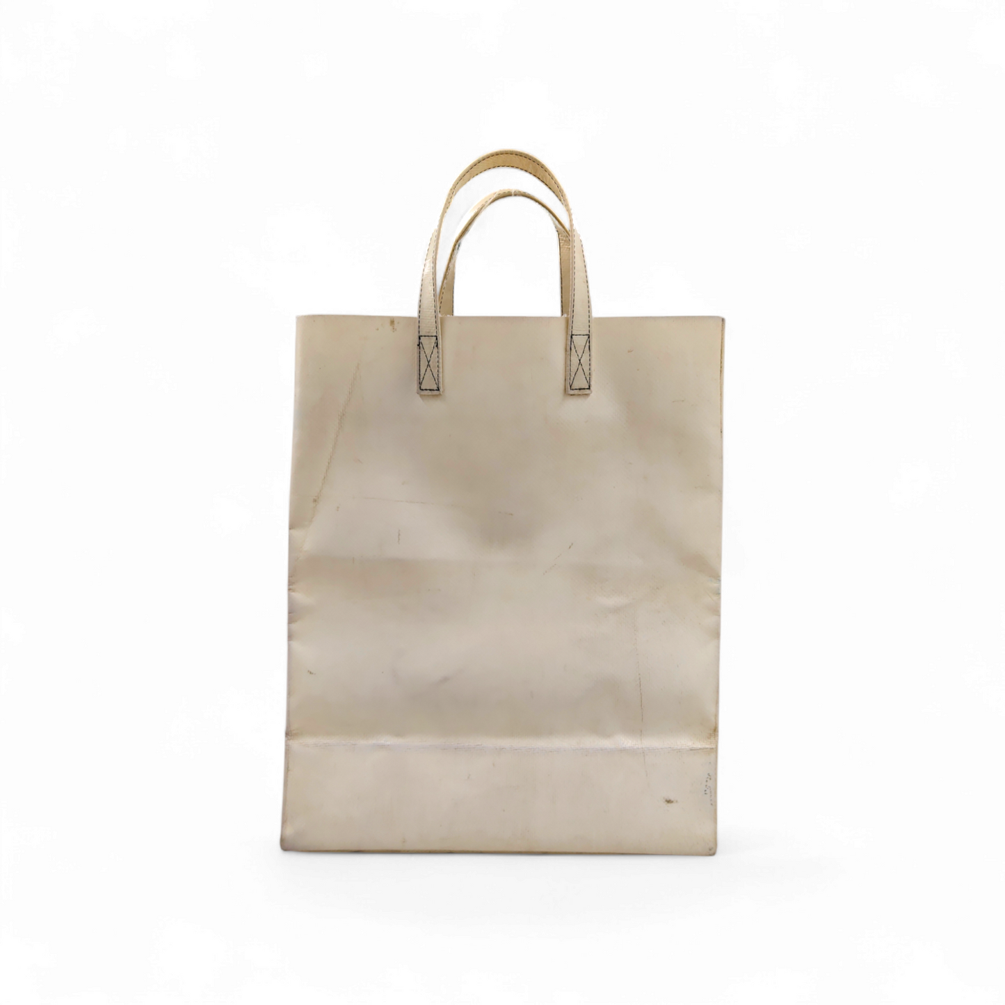 FREITAG Tote Bag F52 MIAMI VICE White And Gray *Stain/Damage* Rank BC