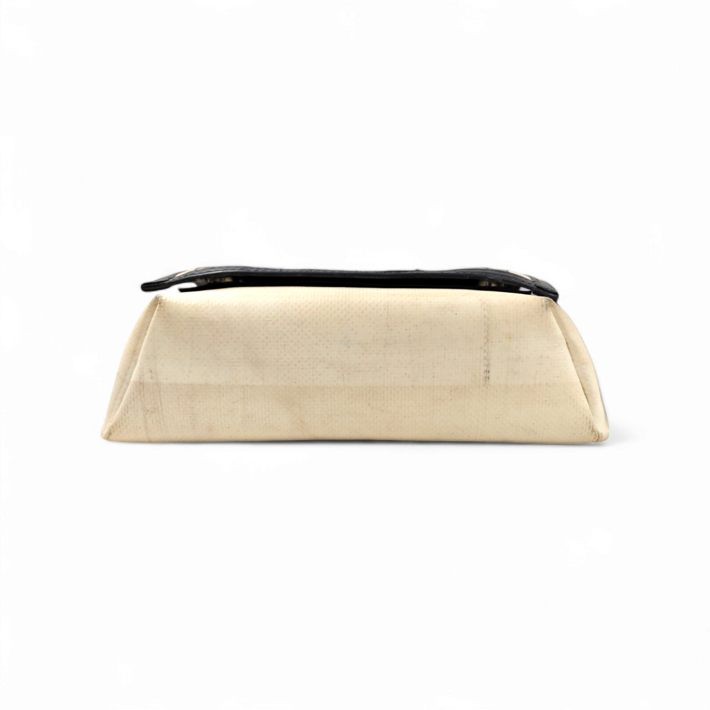 FREITAG Shoulder Bag F11 LASSIE White And Gray *Stain* Rank B