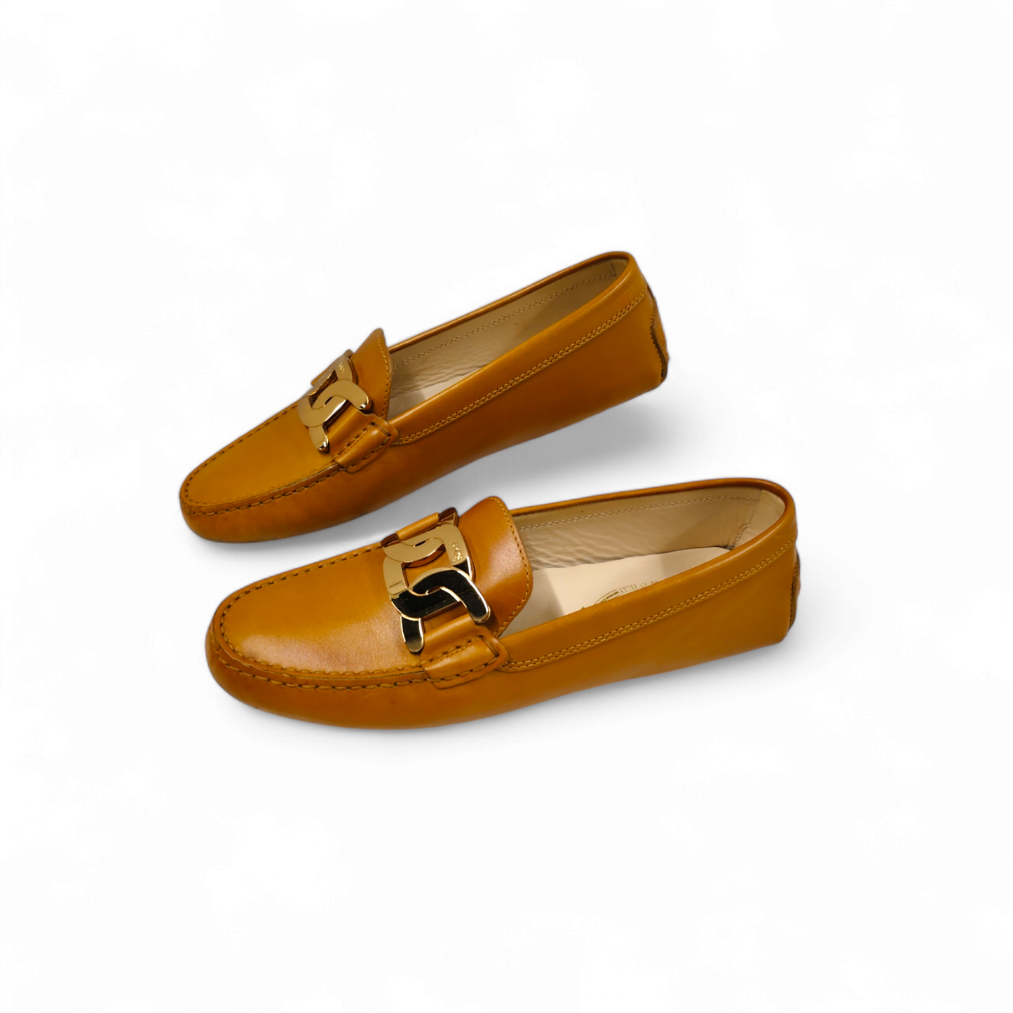 TOD'S Leather Shoes size 38 Lady's Brown Rank A