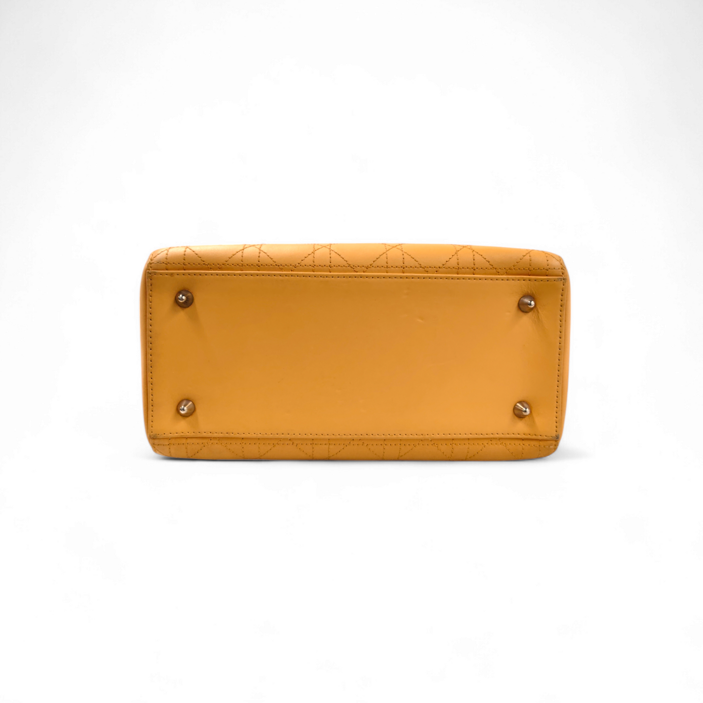 Christian Dior 2WAY Bag Carnage 09-MA-0034 Orange Handy * Damage* Rank B