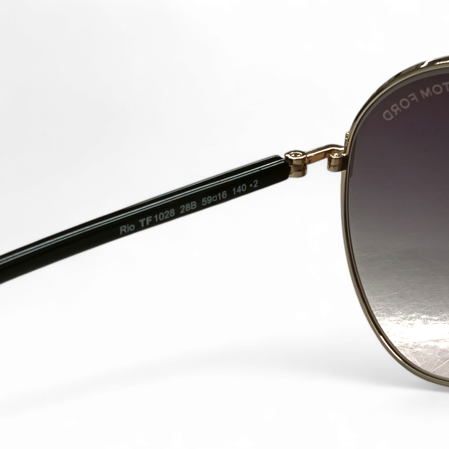 TOM FORD Sunglasses FT1028 Black Rank A