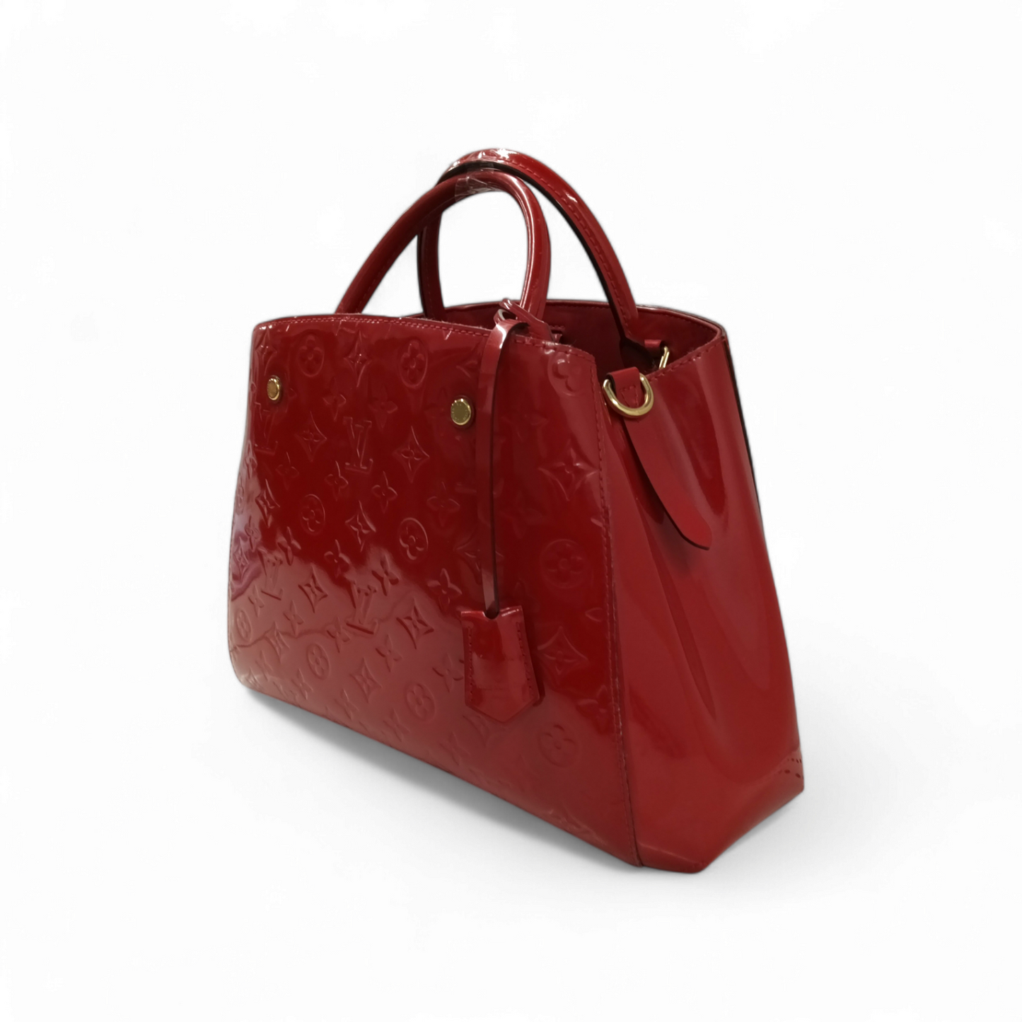 LOUIS VUITTON 2WAY Bag Red M50187 CA5104 *Handy damage* Rank B