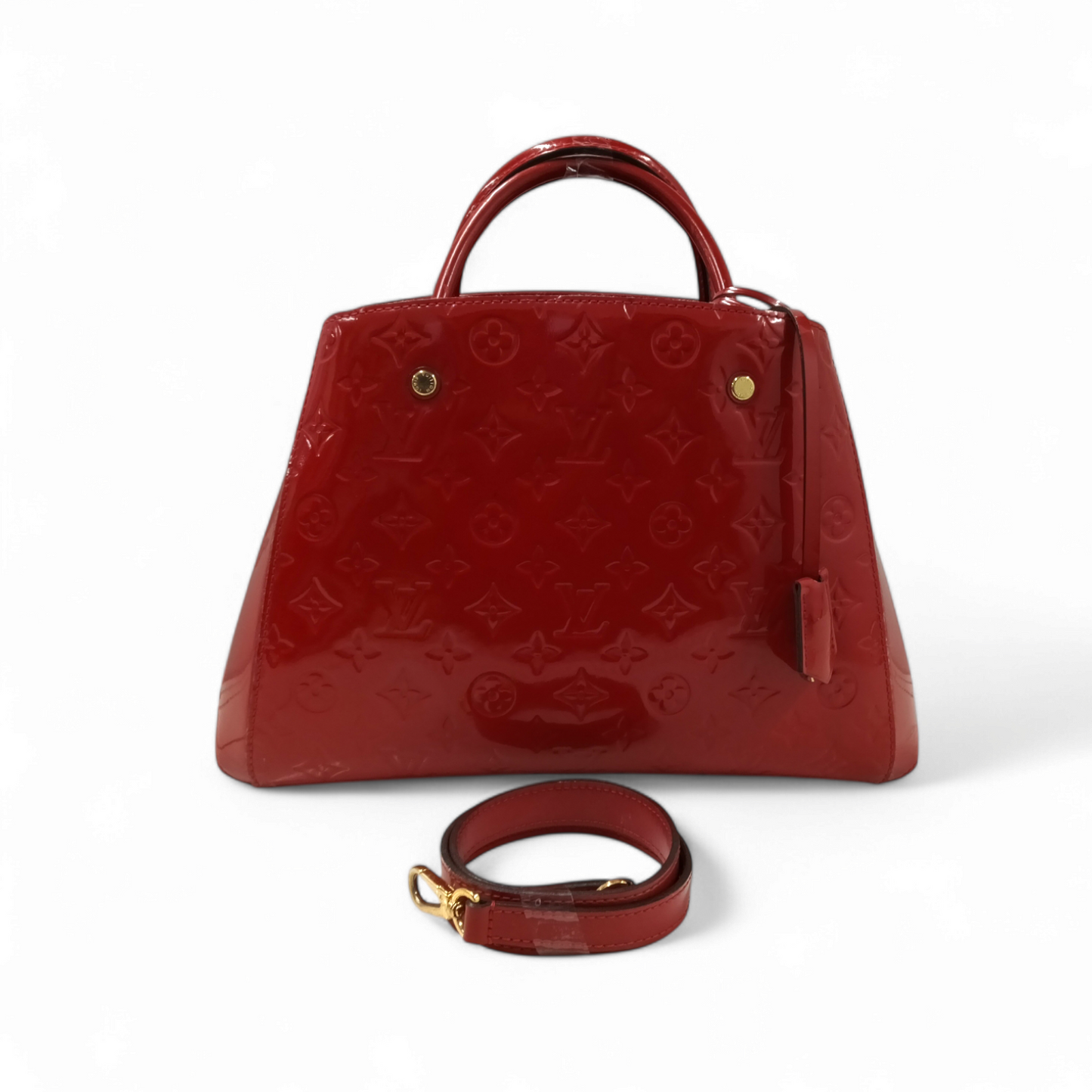 LOUIS VUITTON 2WAY Bag Red M50187 CA5104 *Handy damage* Rank B