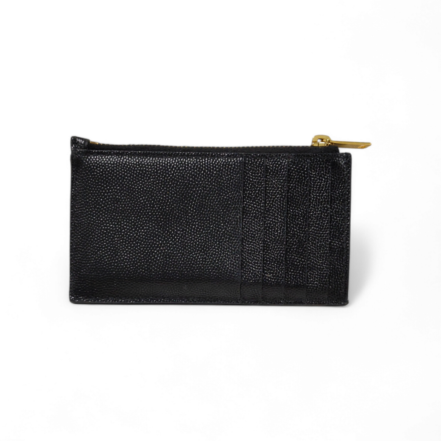 Saint Laurent Paris Card Case 607915 Black *Damage* Rank B