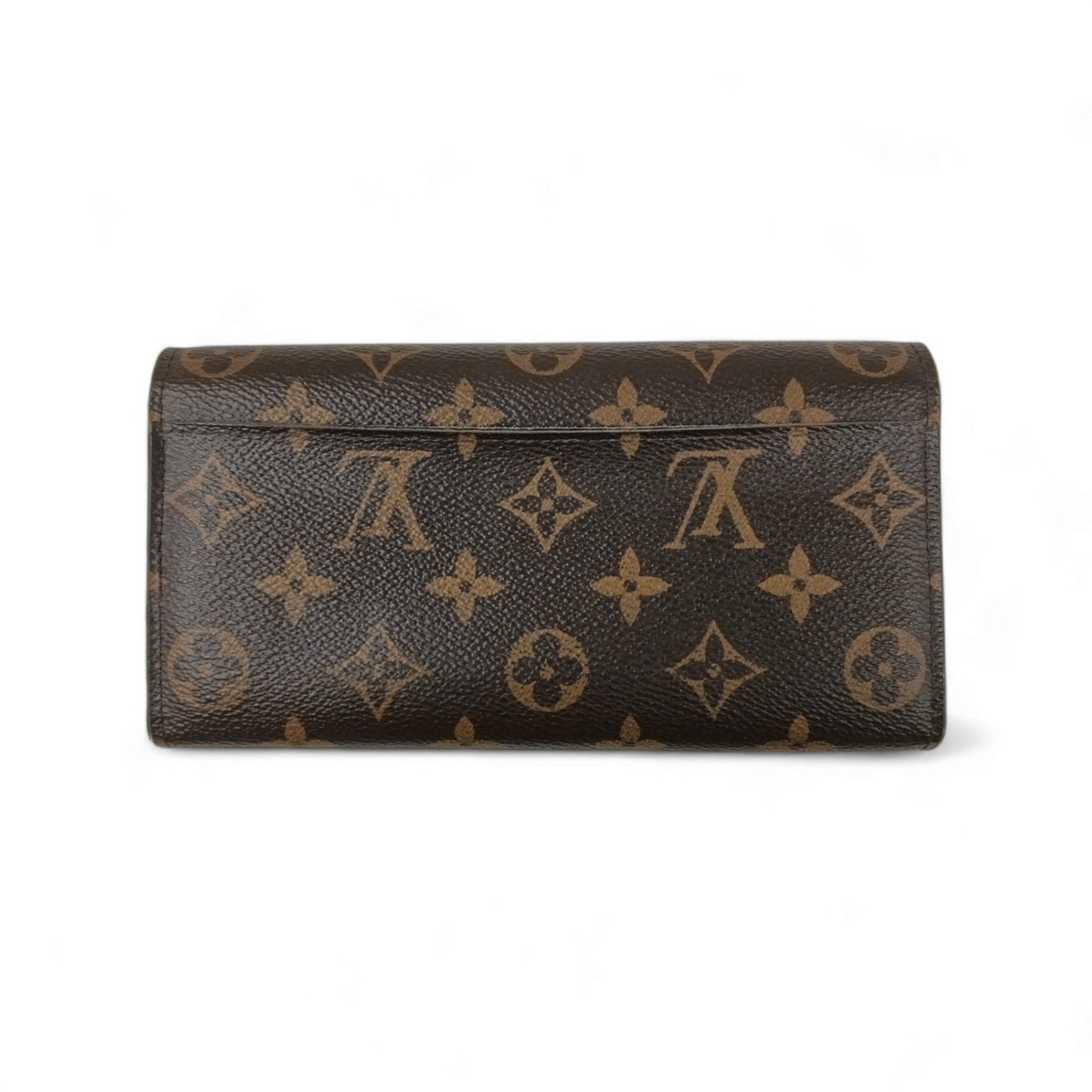 LOUIS VUITTON Long Wallet M62234 Brown/Red Rank C