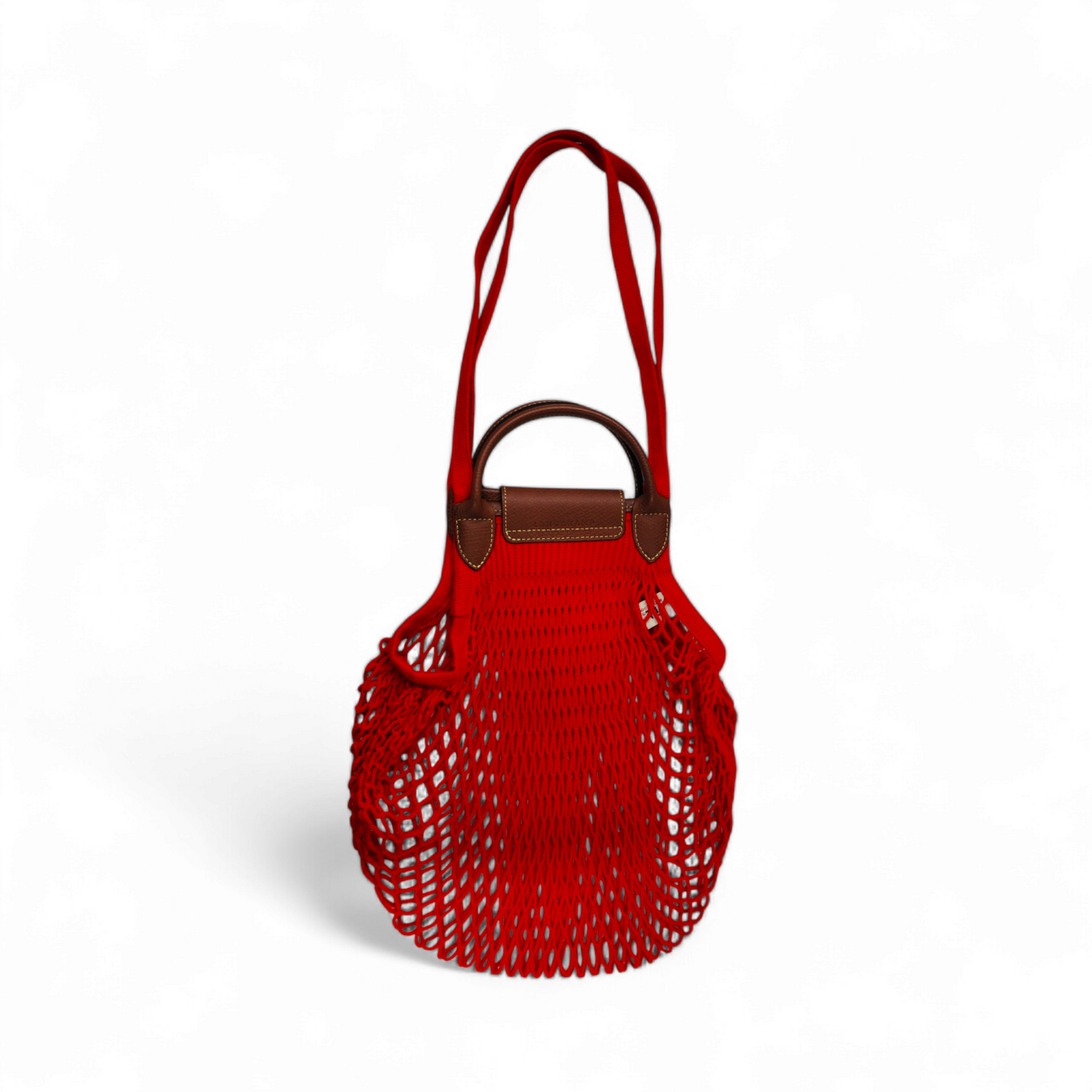 LONGCHAMP 2WAY Bag Red FILT Rank A