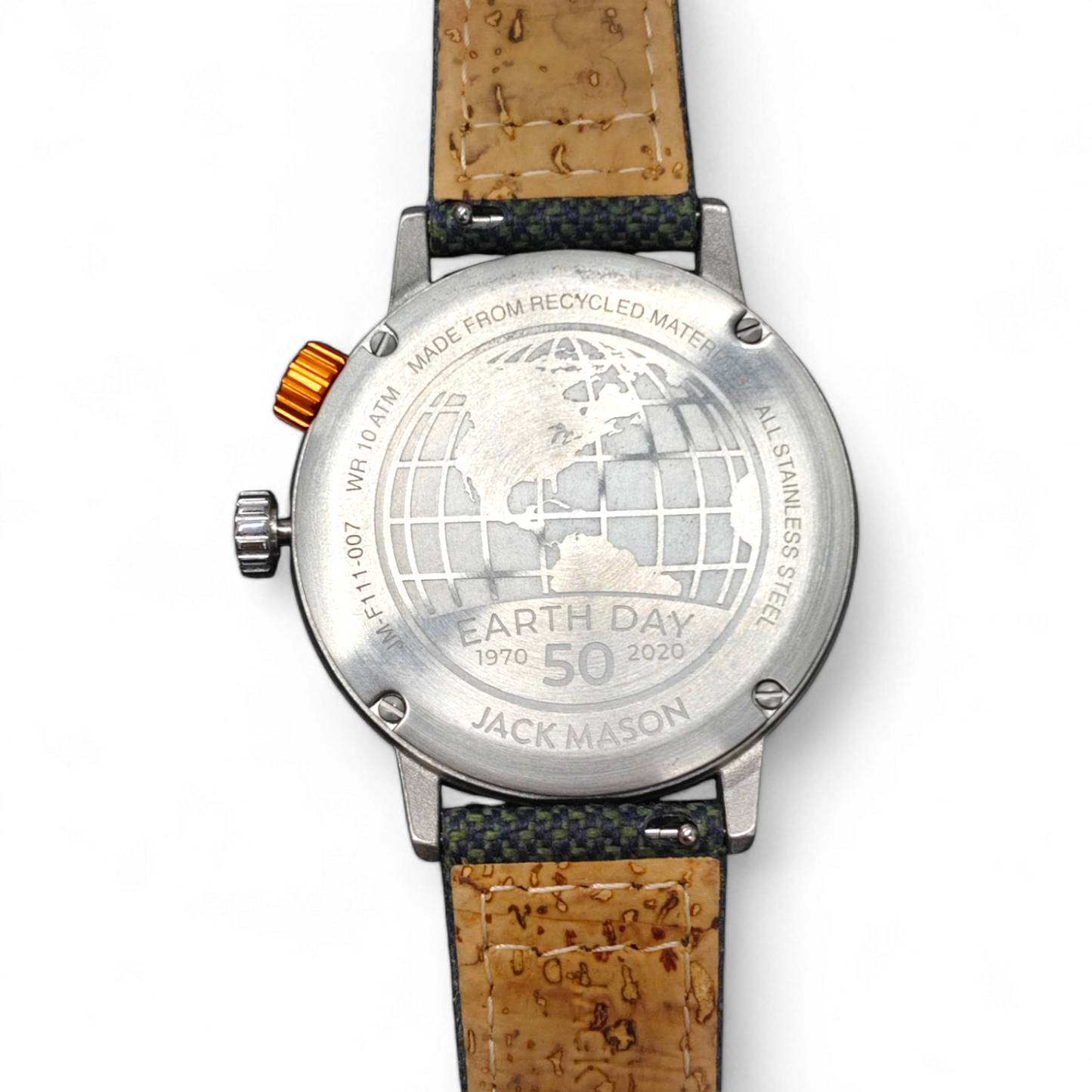 JACK MASON Wrist Watch JM-F111-007 Green EARTH-DAY Rank AB