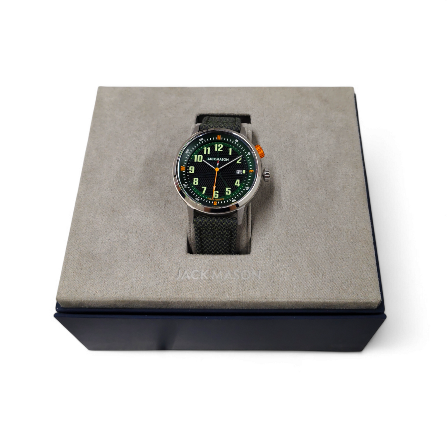 JACK MASON Wrist Watch JM-F111-007 Green EARTH-DAY Rank AB