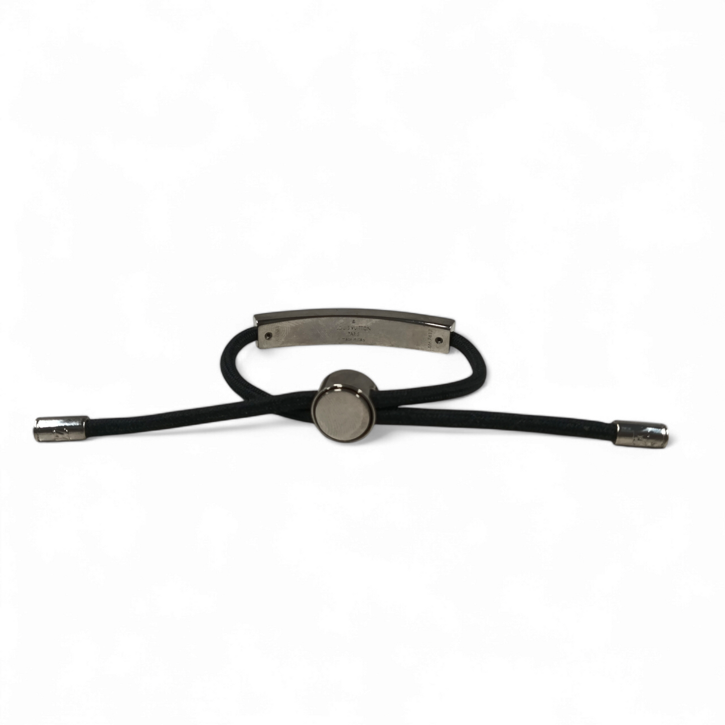 LOUIS VUITTON Bracelet Black M67417 LV Space Rank B