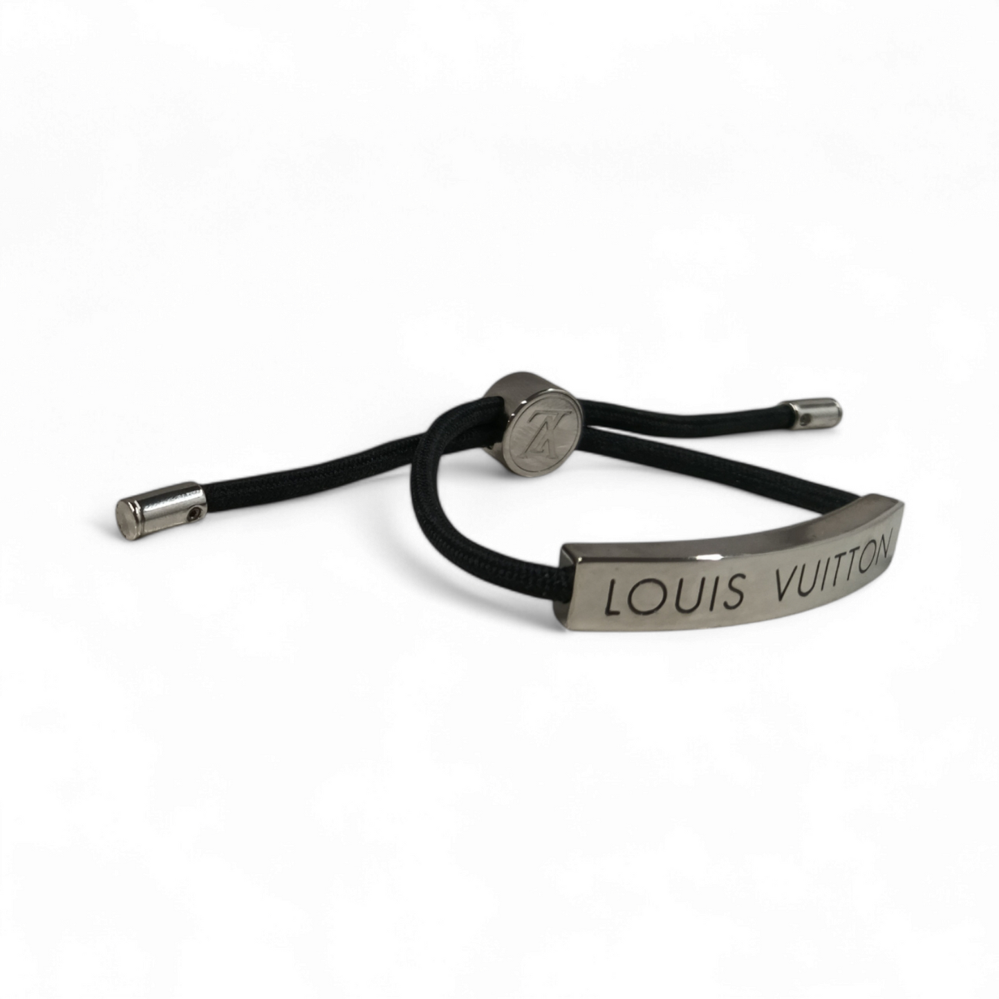 LOUIS VUITTON Bracelet Black M67417 LV Space Rank B