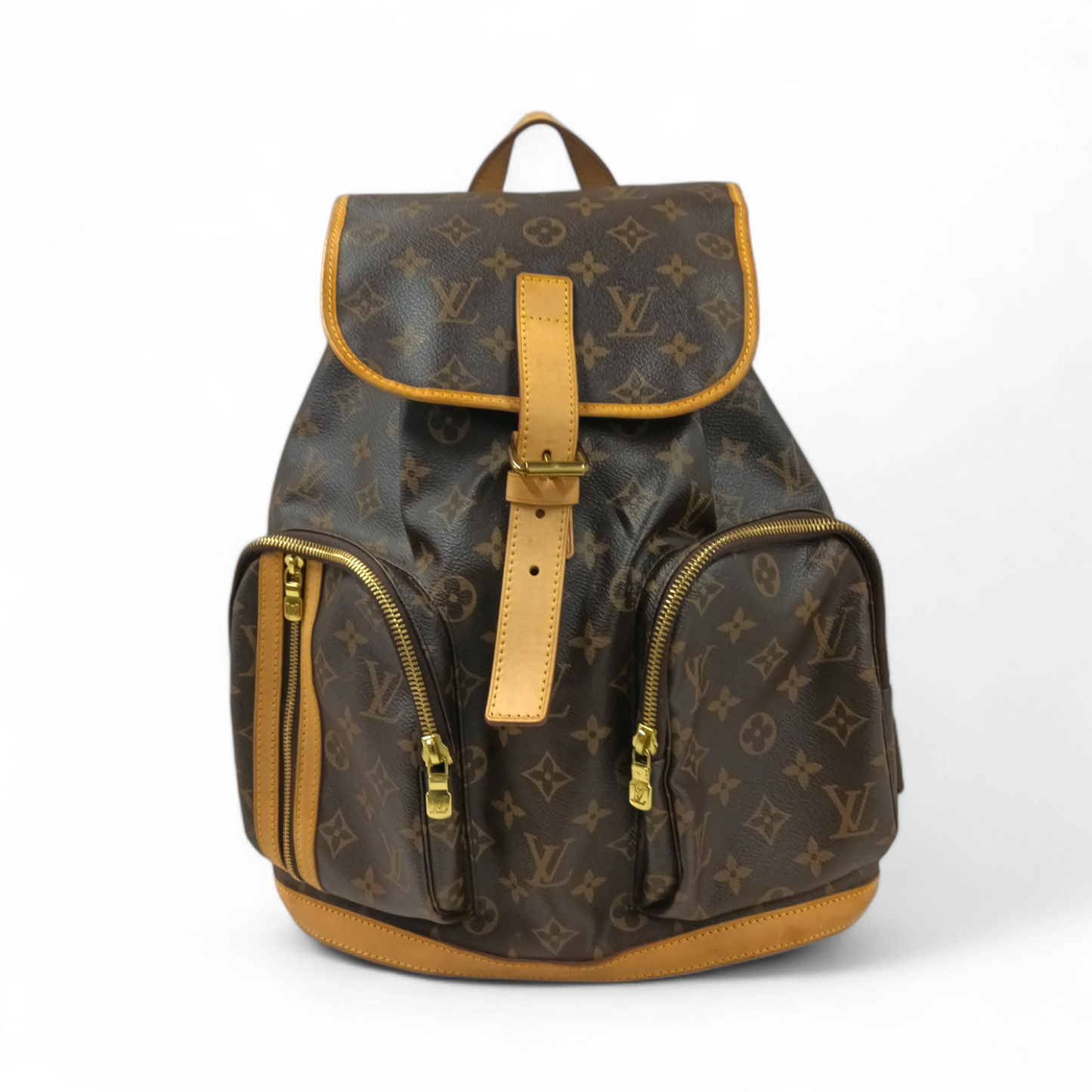 LOUIS VUITTON Backpack M40107 Brown FL1180 Monogram Rank B