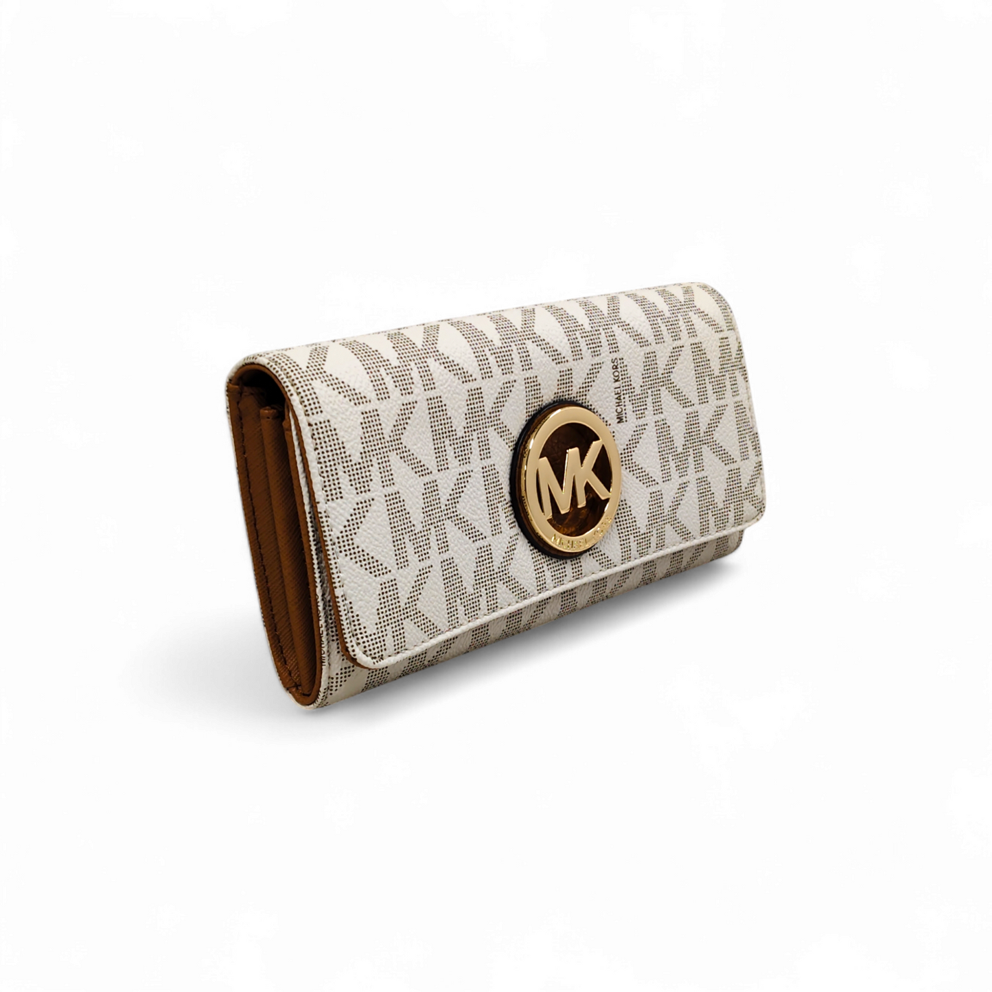 MICHAEL KORS Long Wallet 35F7GTVW9L *stain*White Rank A