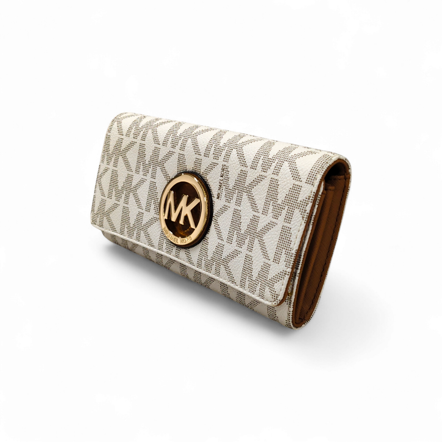 MICHAEL KORS Long Wallet 35F7GTVW9L *stain*White Rank A