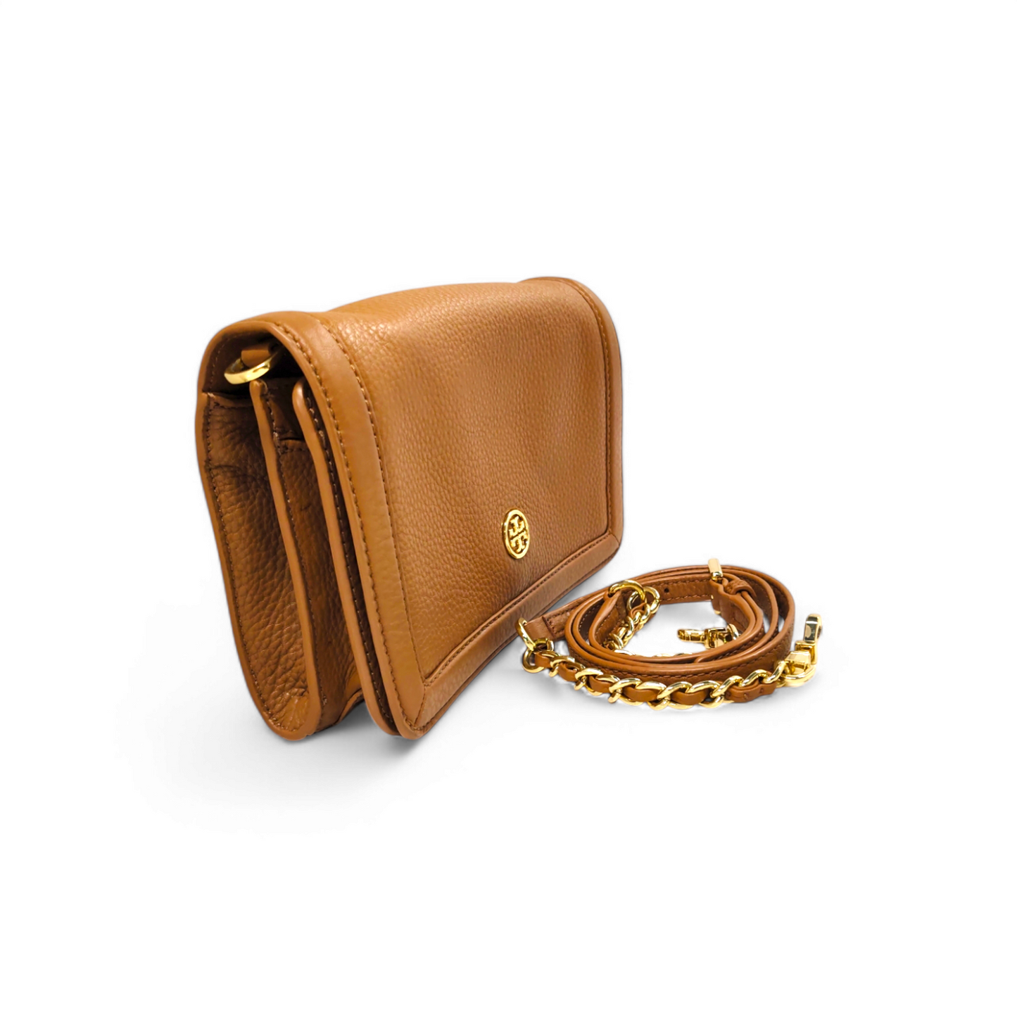 TORY BURCH Shoulder Bag Brown Rank B