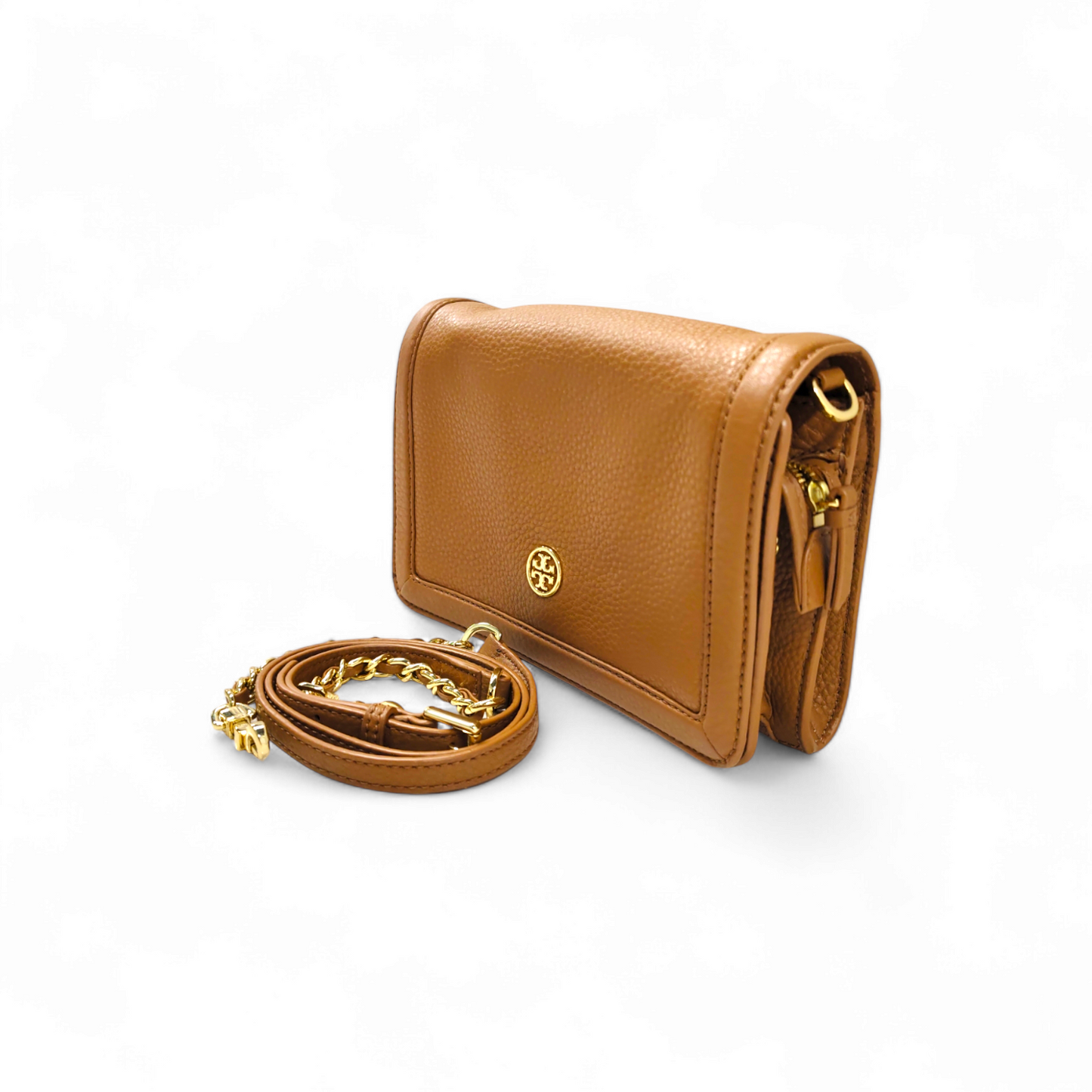 TORY BURCH Shoulder Bag Brown Rank B