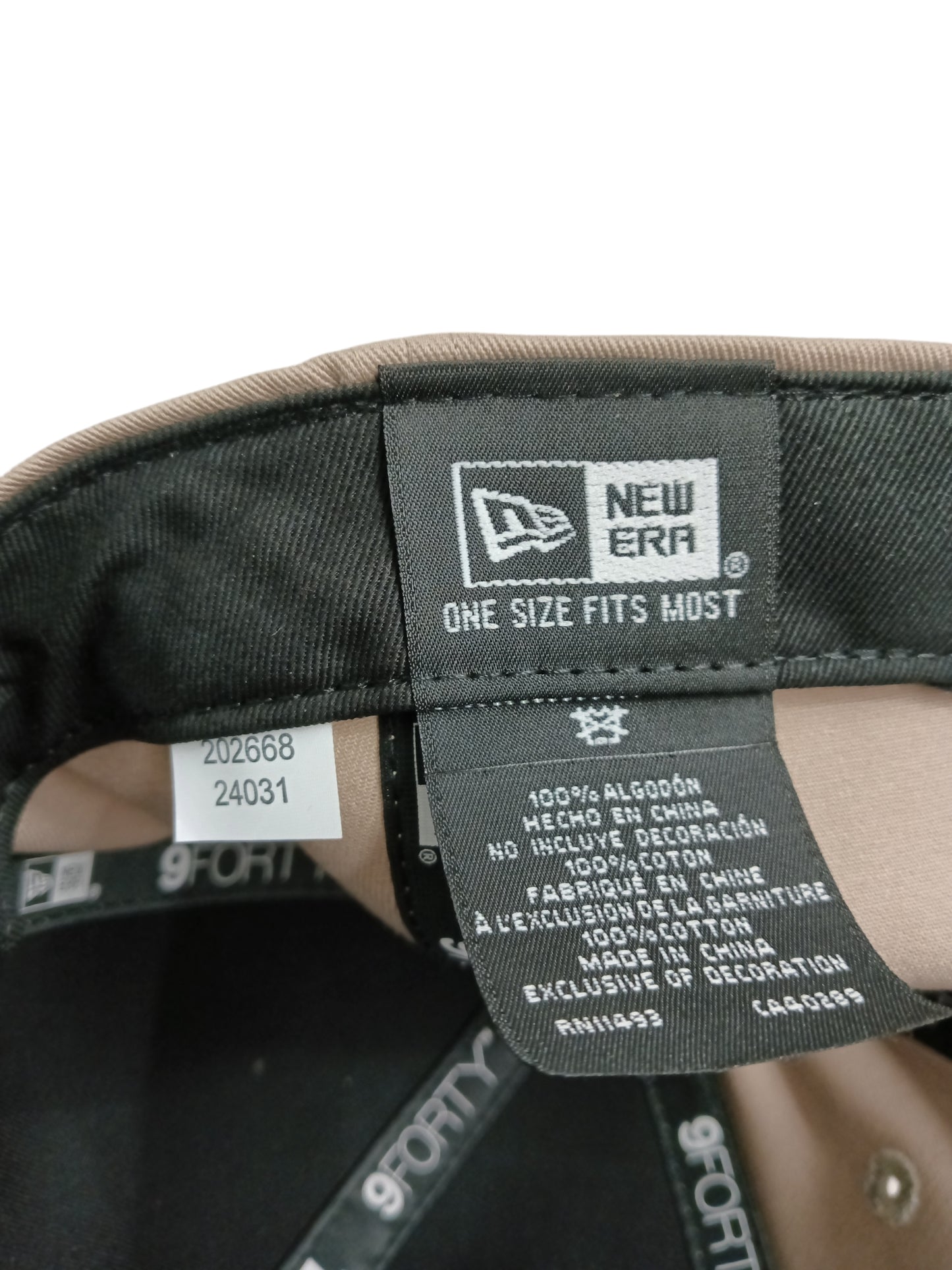 Cap New Era 9FORTY Rank (B) Light Brown