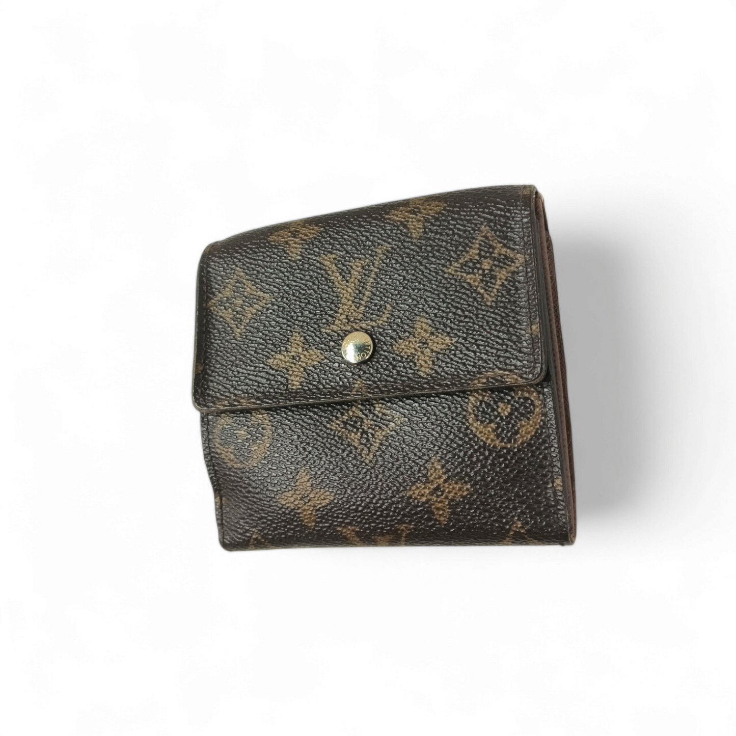 LOUIS VUITTON Two-fold Wallet M61654 *Damage* SP0141 Brown Rank C