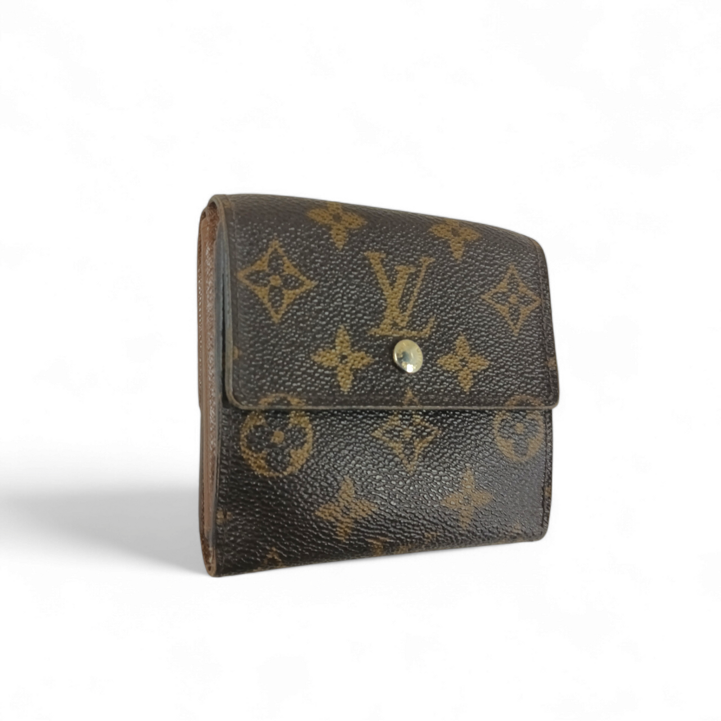 LOUIS VUITTON Two-fold Wallet M61654 *Damage* SP0141 Brown Rank C