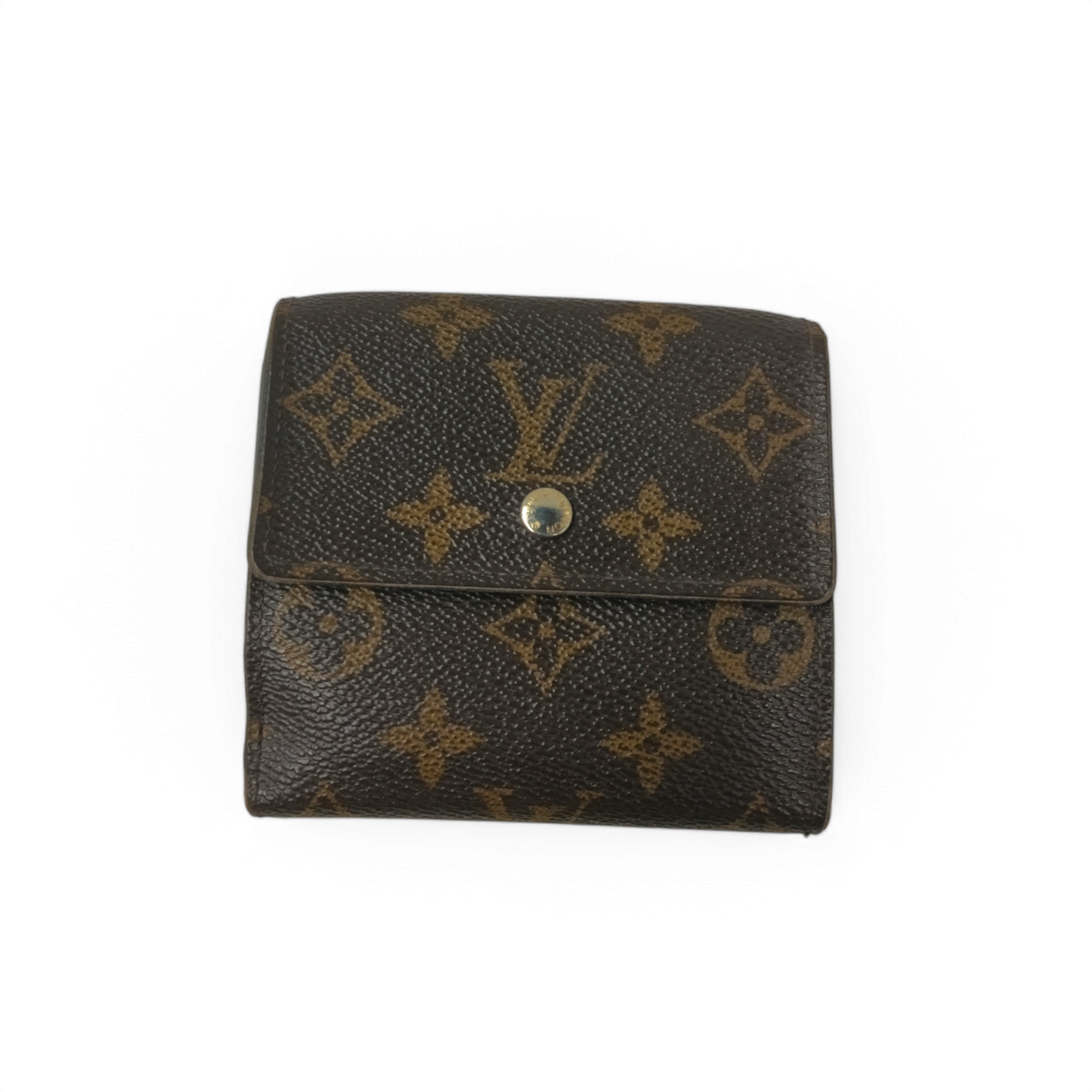 LOUIS VUITTON Two-fold Wallet M61654 *Damage* SP0141 Brown Rank C