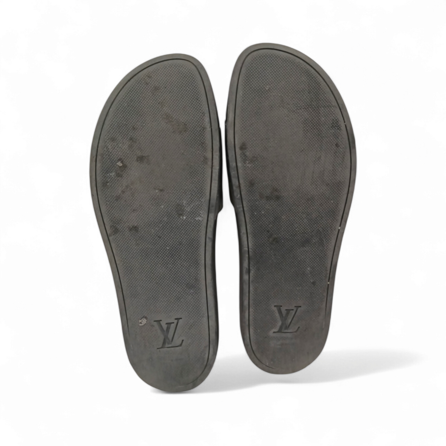 LOUIS VUITTON Sandal Mens Gray *Scratch* VS 0251 Rank BC