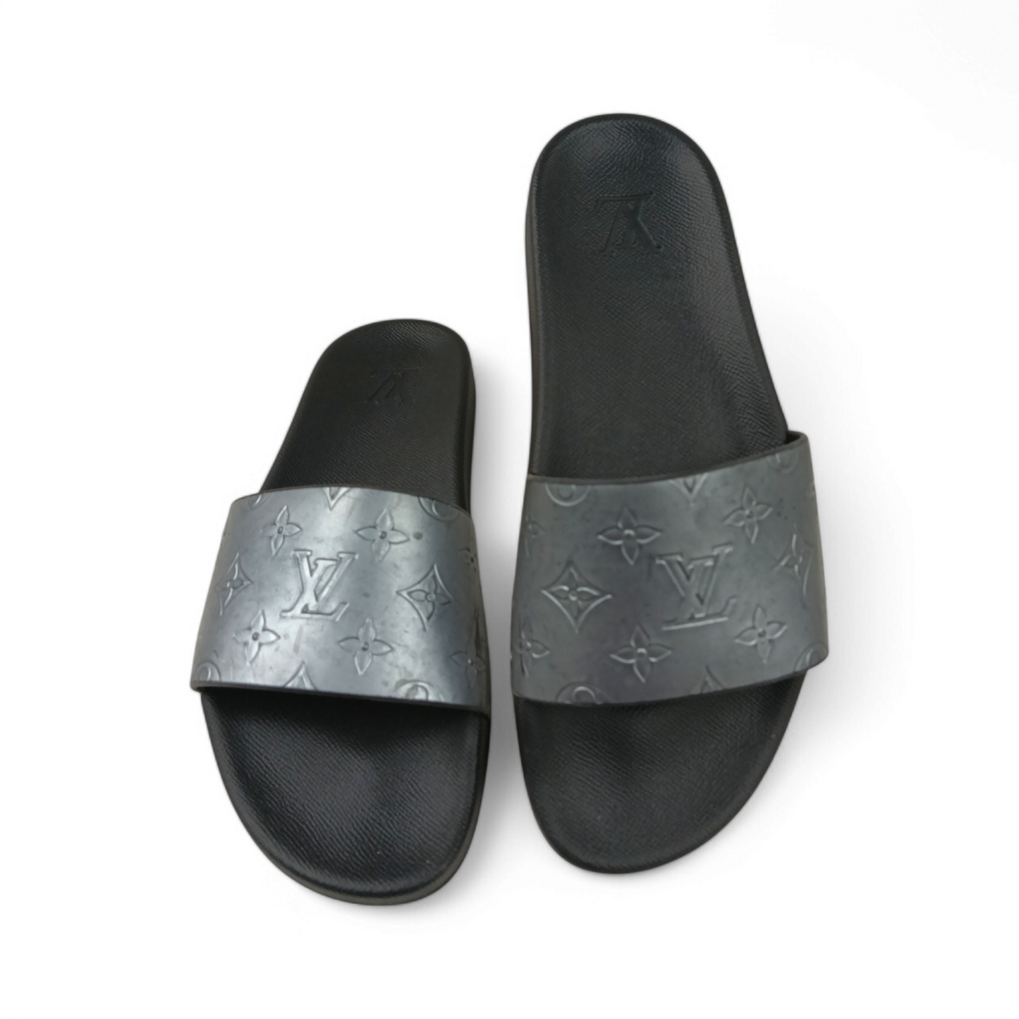 LOUIS VUITTON Sandal Mens Gray *Scratch* VS 0251 Rank BC