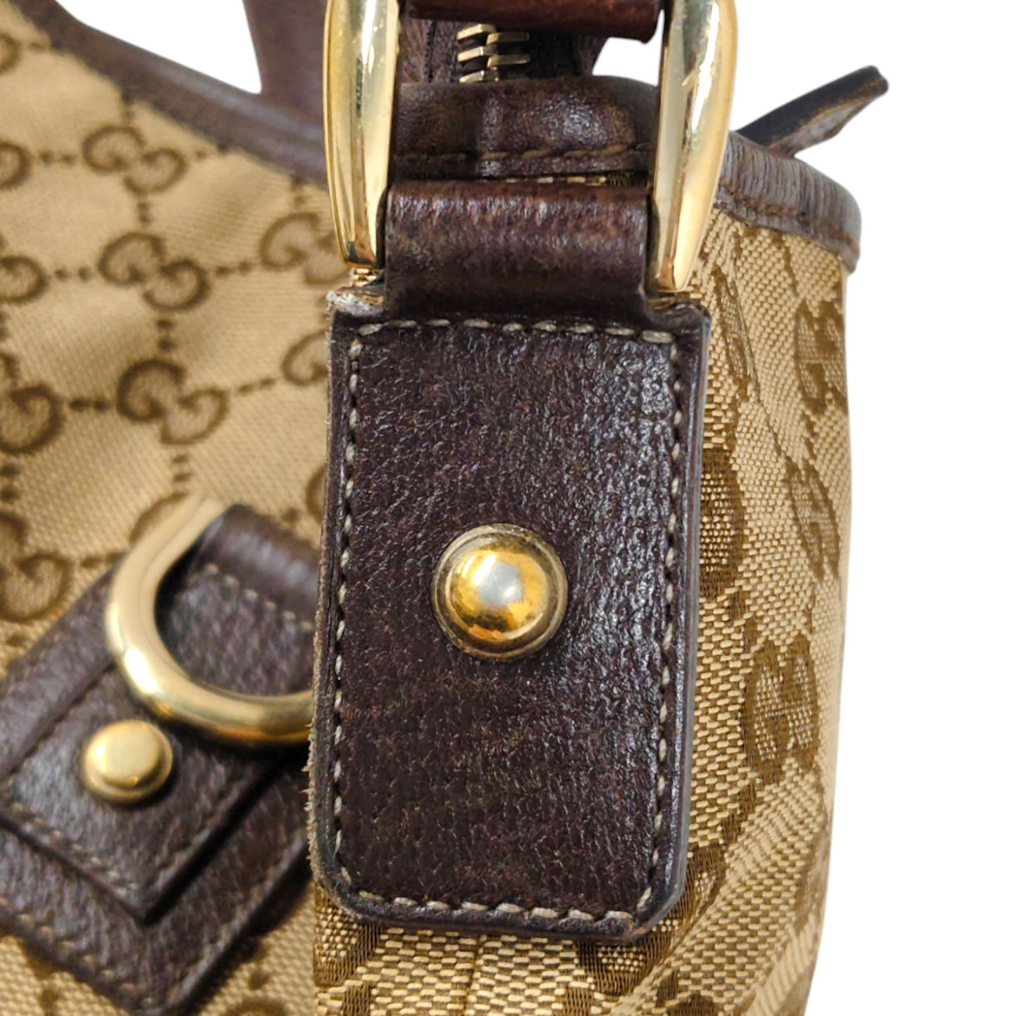 GUCCI Shoulder Bag 131326 Brown 2684 *Handy Damage* Rank B
