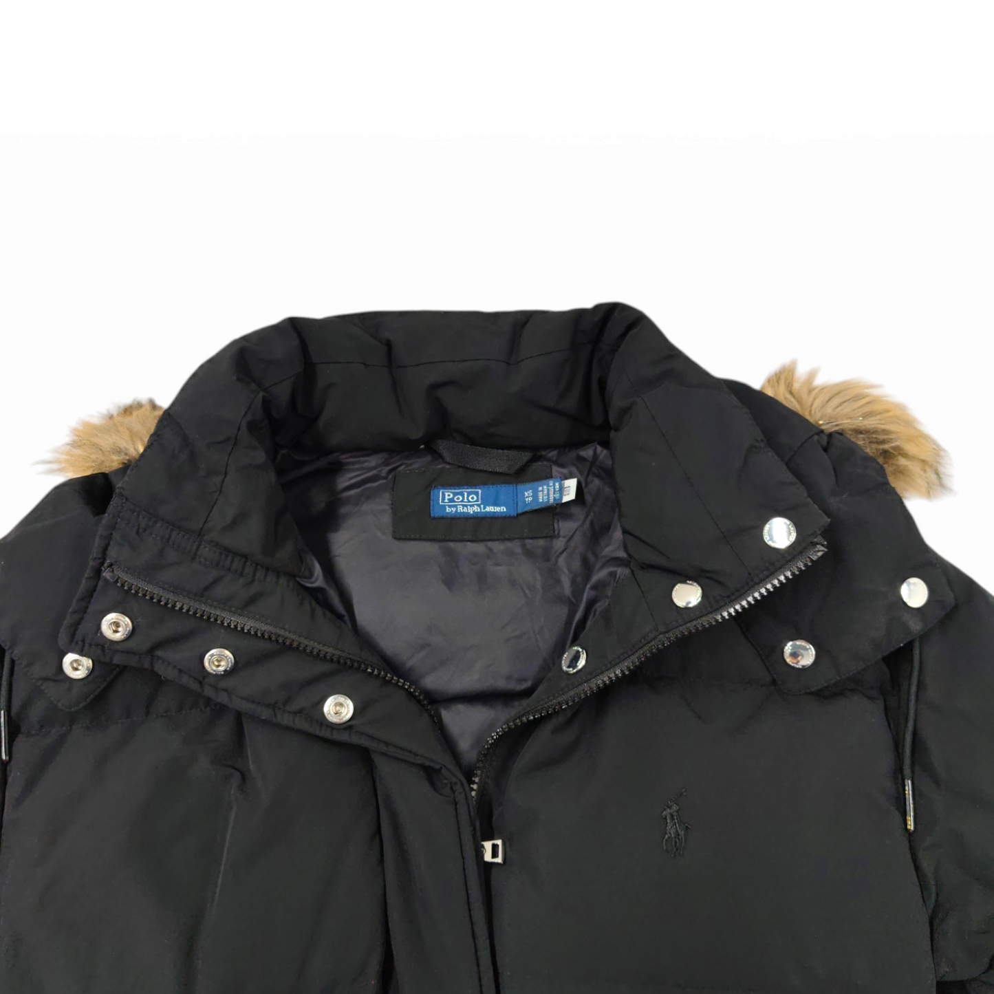 POLO RALPH LAUREN Down Jacket Size XS Lady's Black 211908478001 Rank B