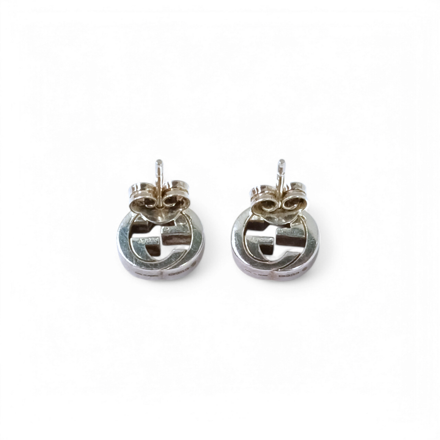 GUCCI Earring Silver Color Rank B