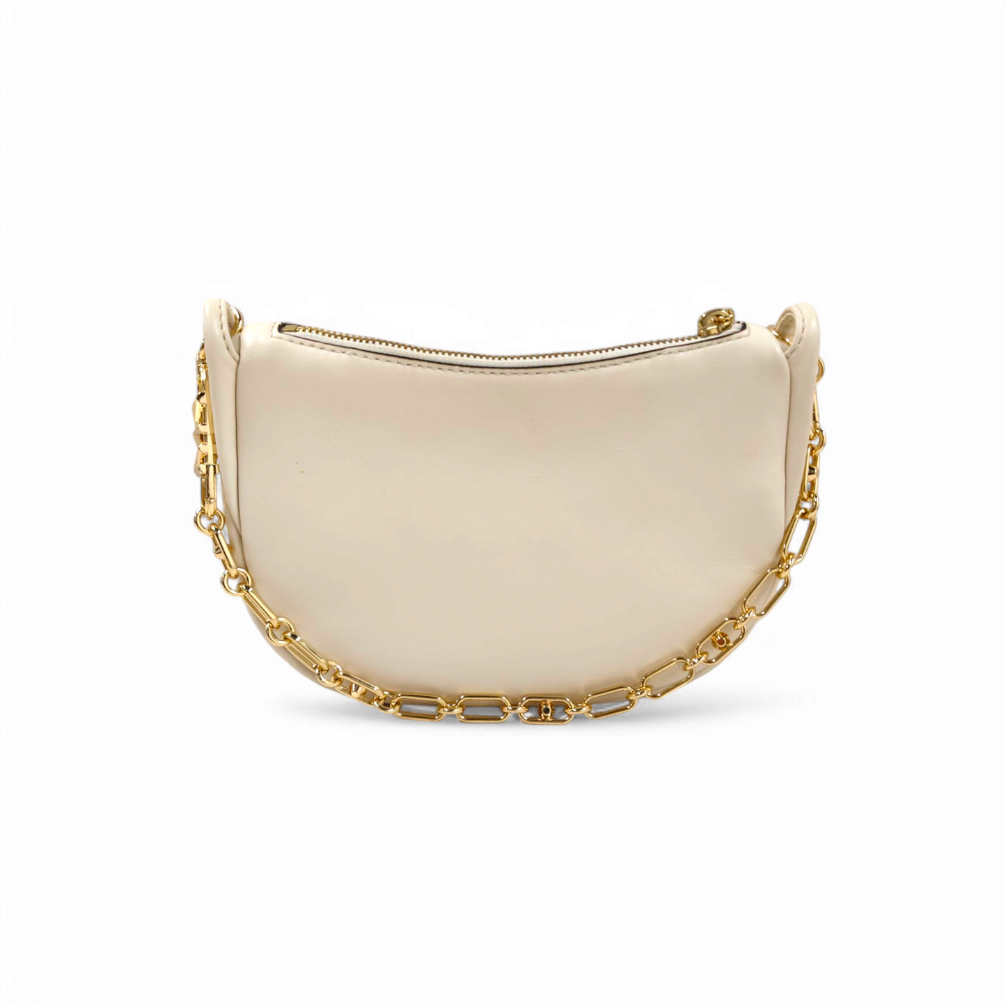 MICHAEL KORS Handbag Beige Kendall Small Leather  32H3G8NC1L Rank A