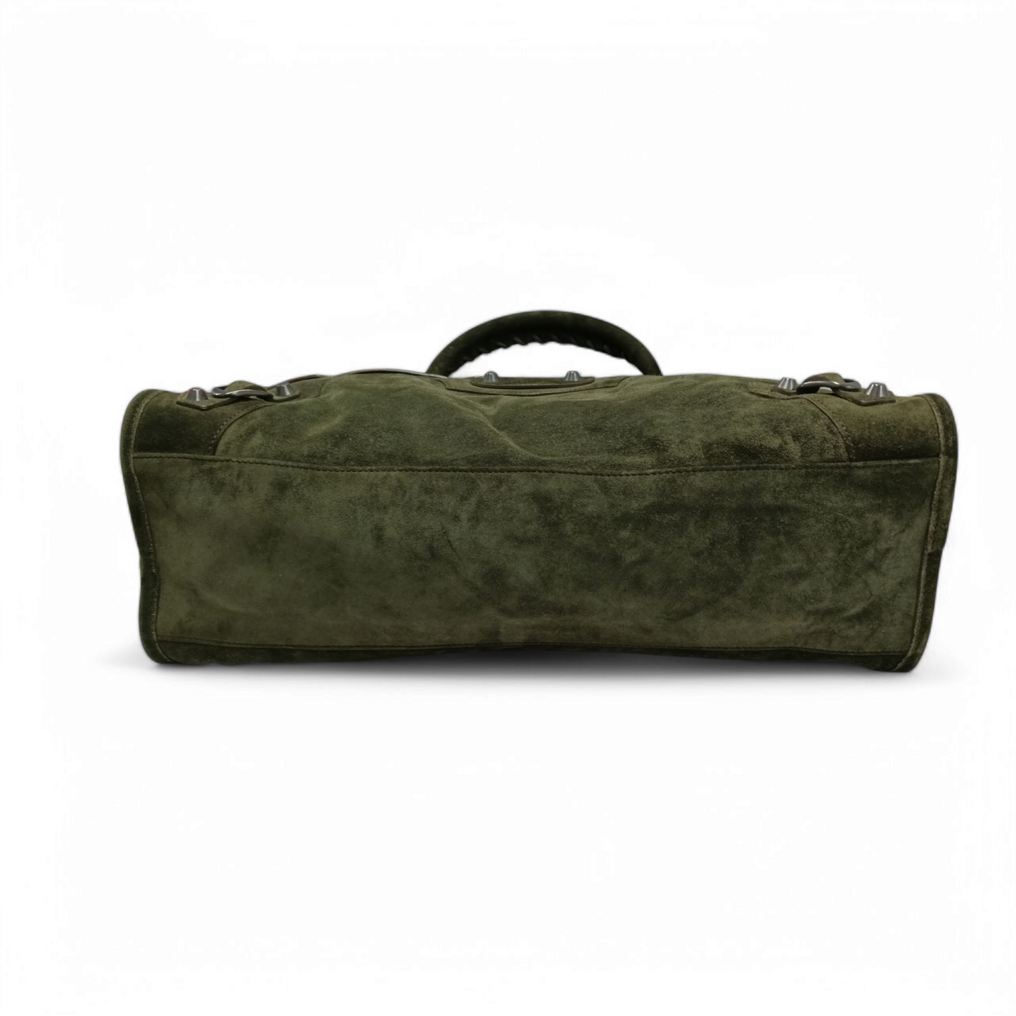 BALENCIAGA Handbag *Damage* Green 115748 Rank C