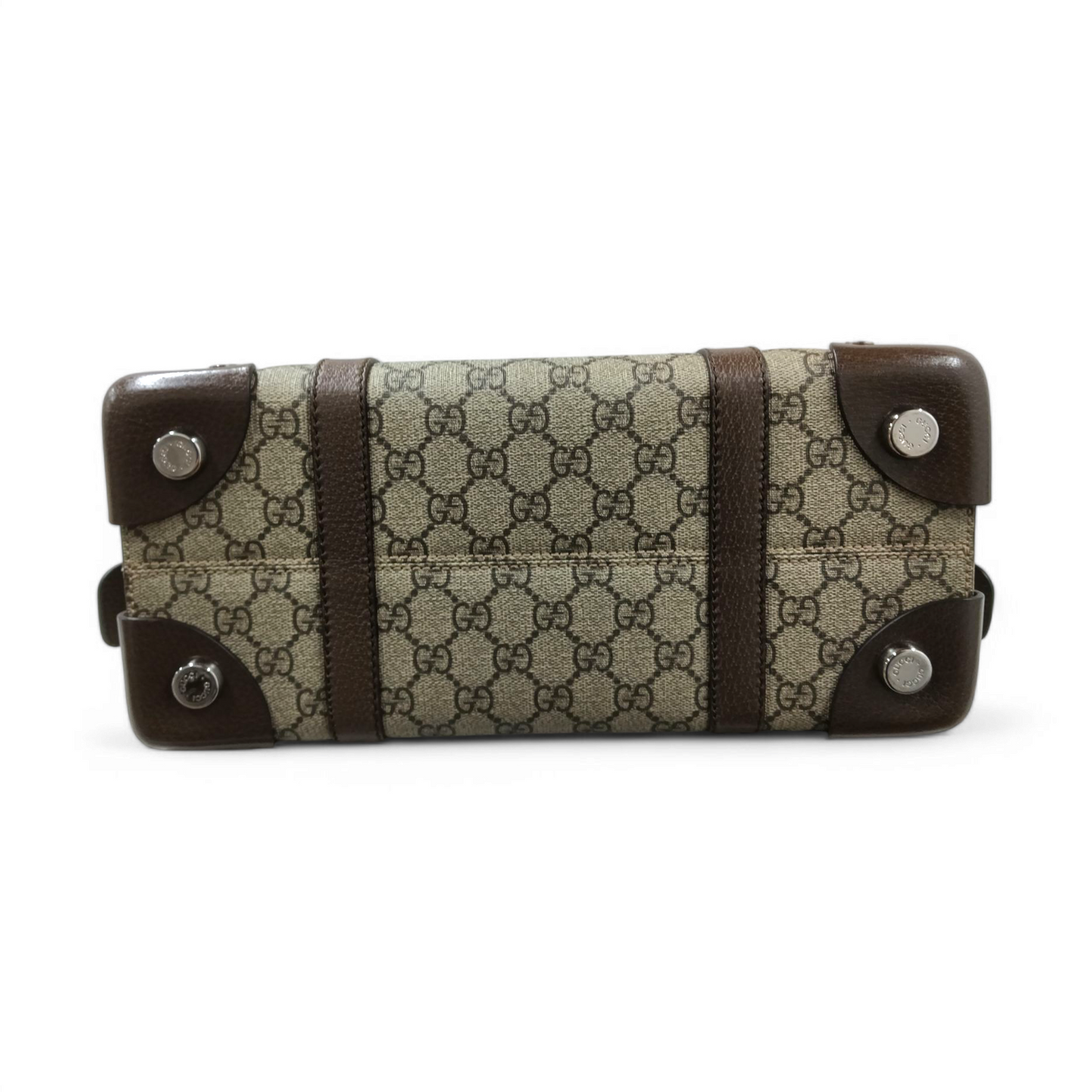 GUCCI Handbag GG SUPREME 643814 493492 Brown Rank A