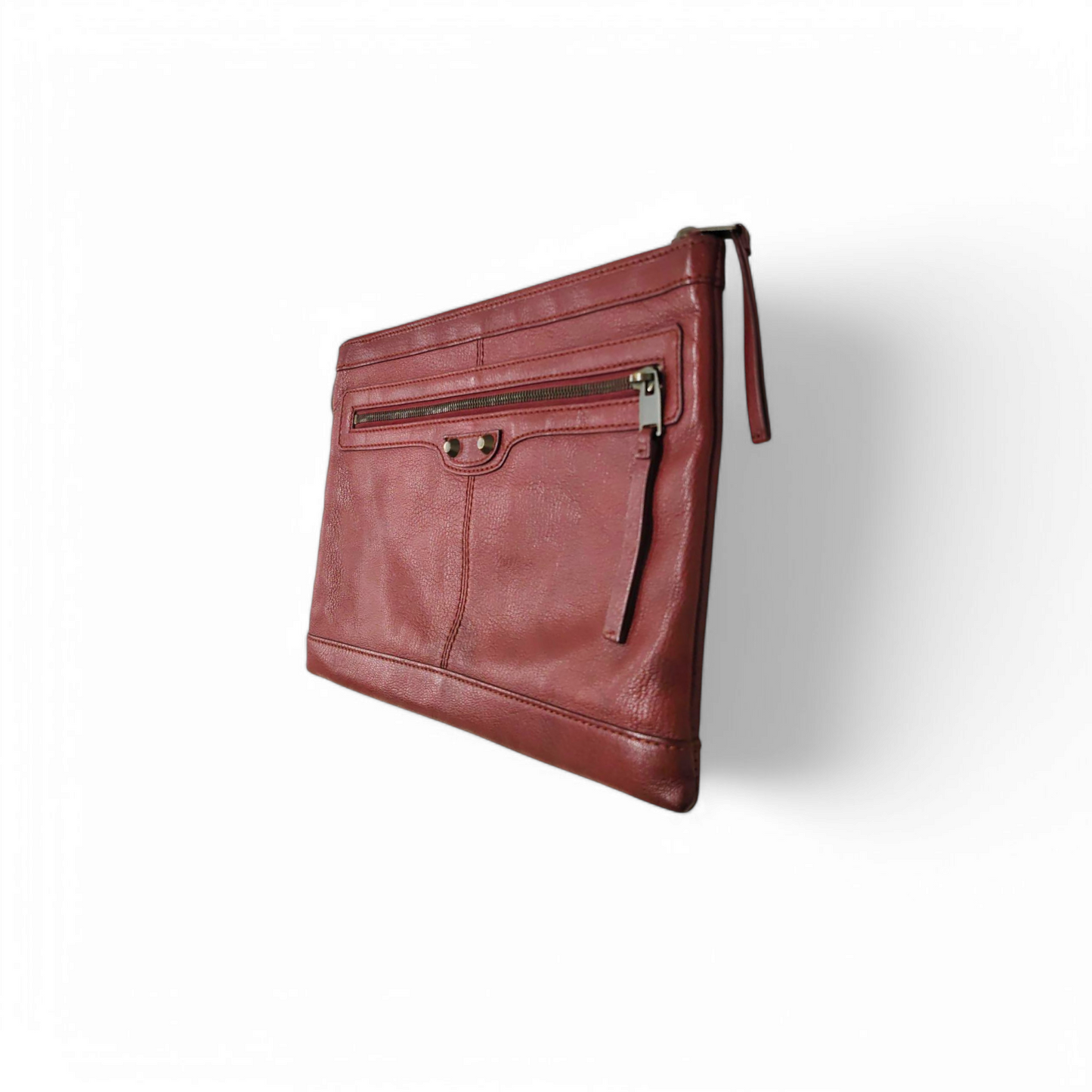 BALENCIAGA Clutch Bag 273022 6100 Red Rank B