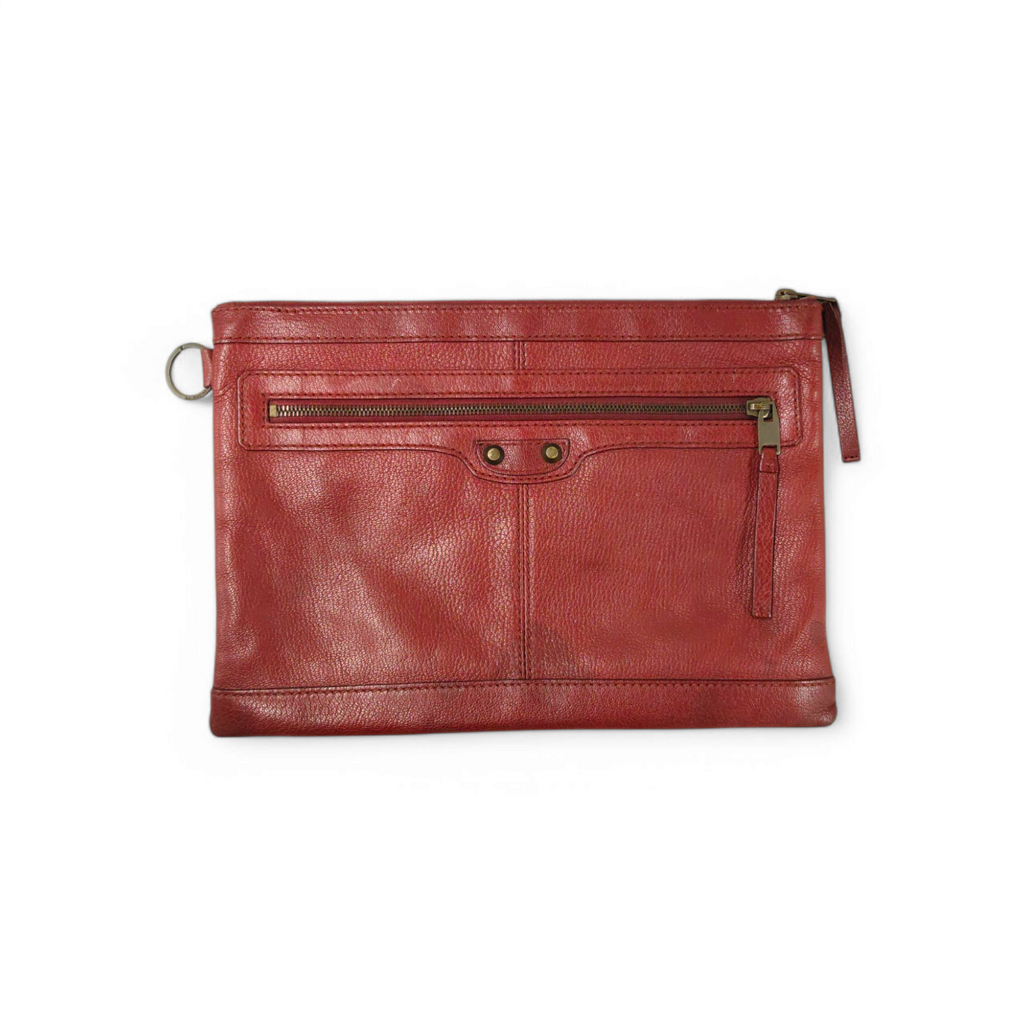 BALENCIAGA Clutch Bag 273022 6100 Red Rank B