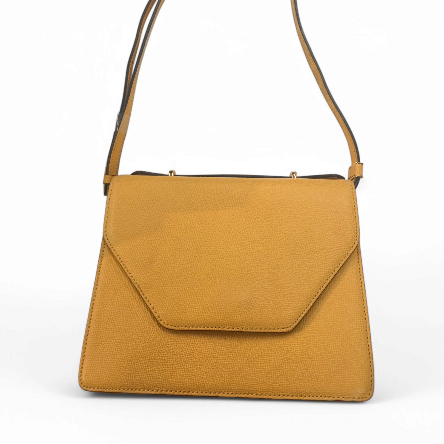 DOUBLE M Shoulder bag Yellow Milano Rank B